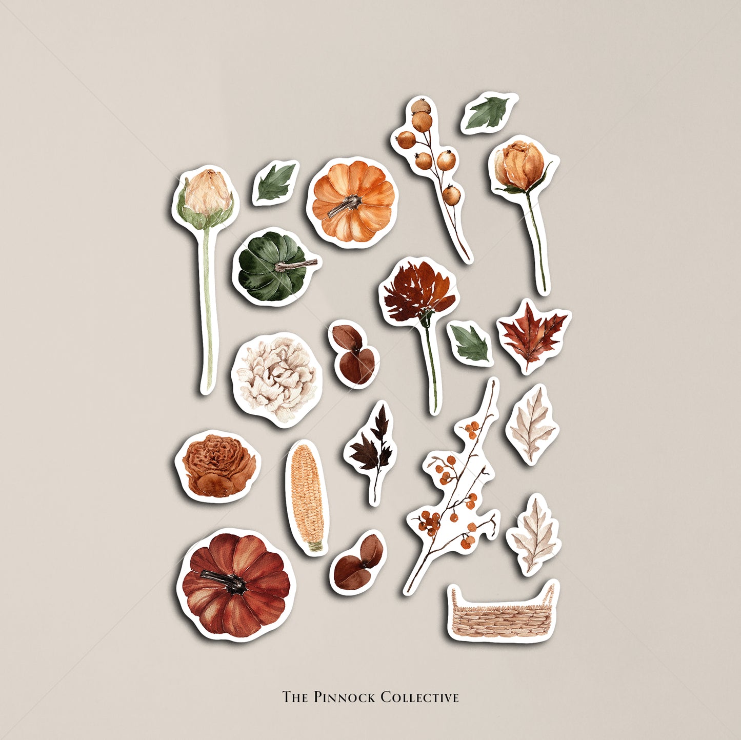 Autumn Botanicals Sticker Sheet