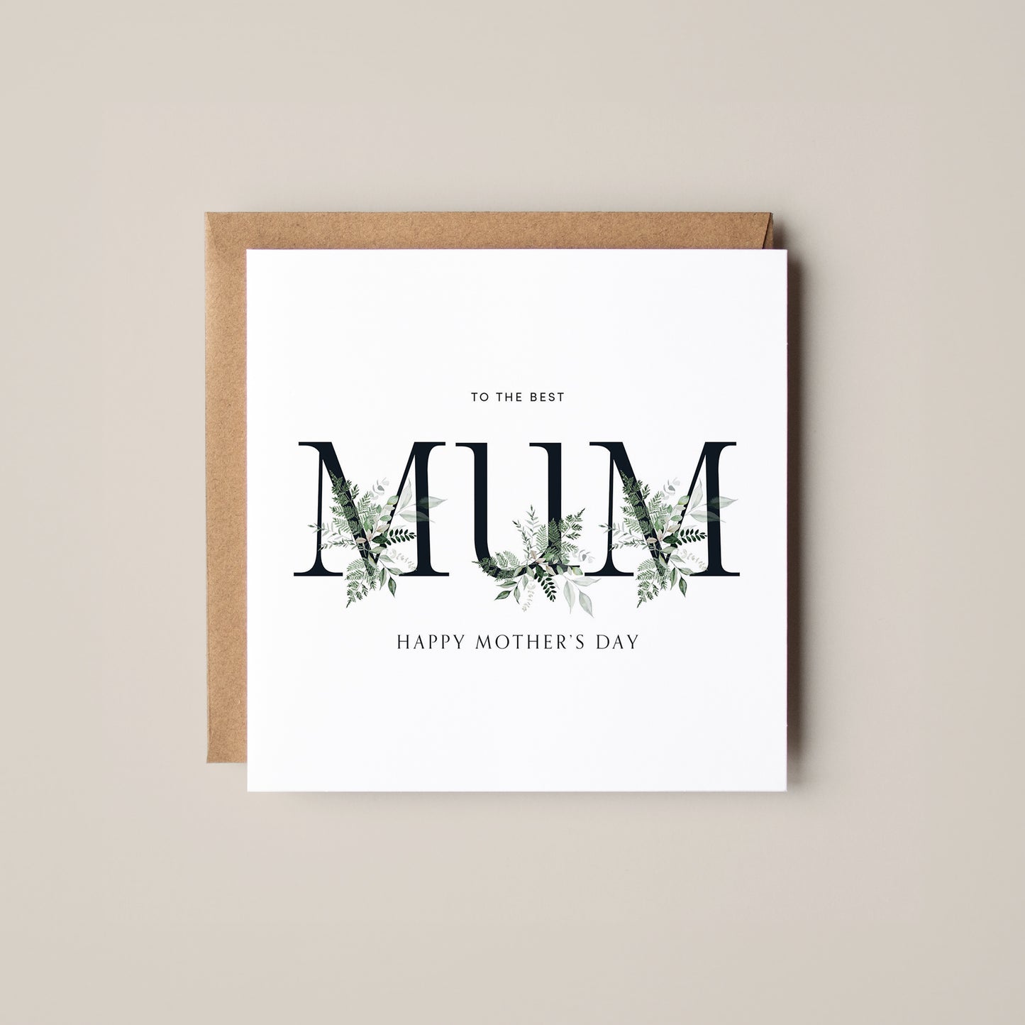 Best Mum - Mother's Day Card