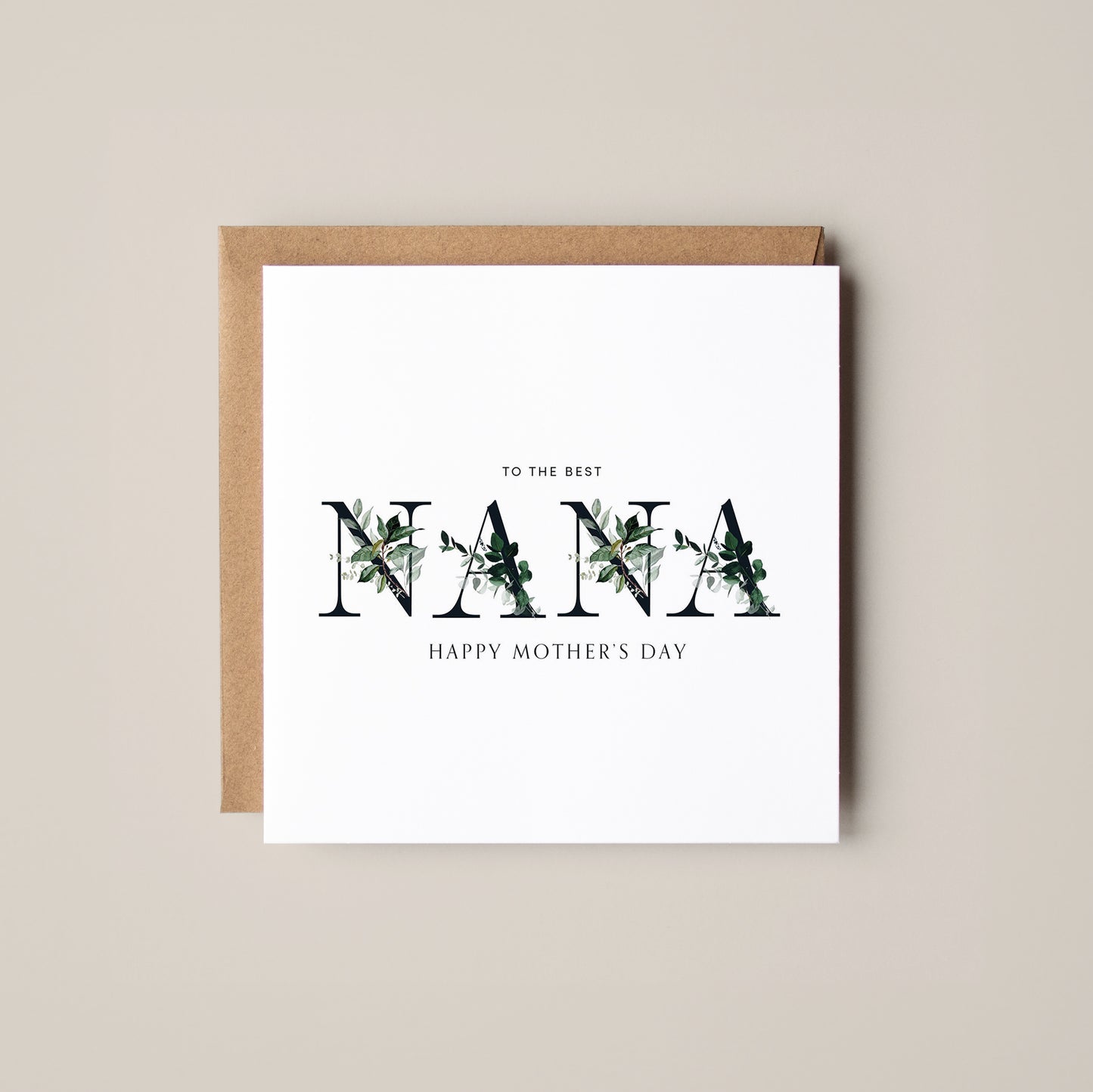 Best Nana - Mother's Day Card