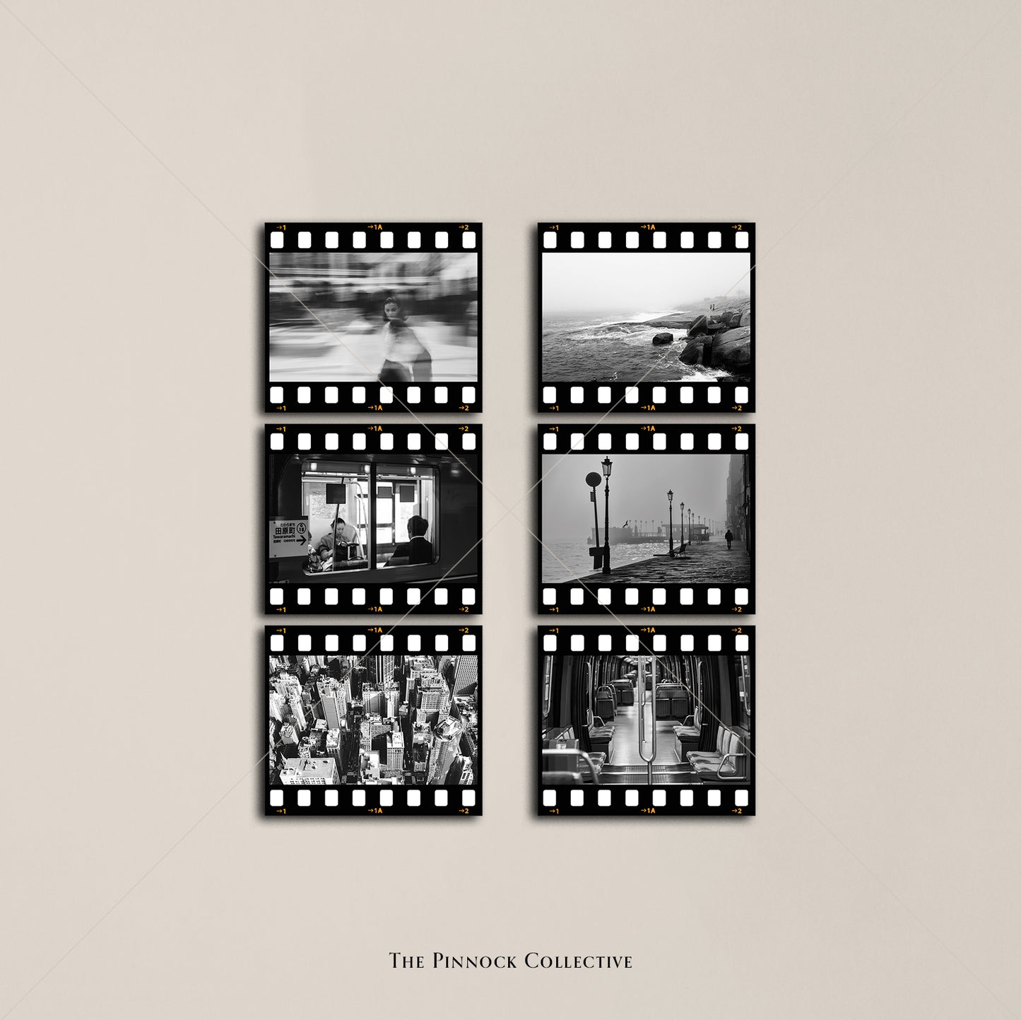 Black and White Film Sticker Sheet