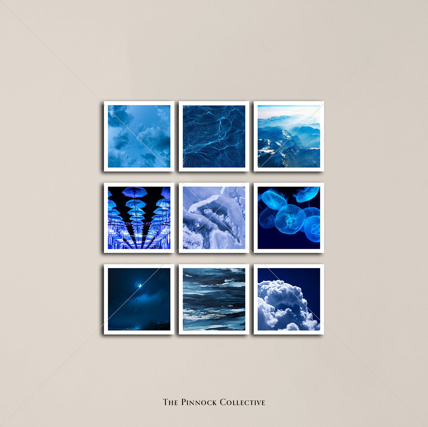 Blue Aesthetic Sticker sheet