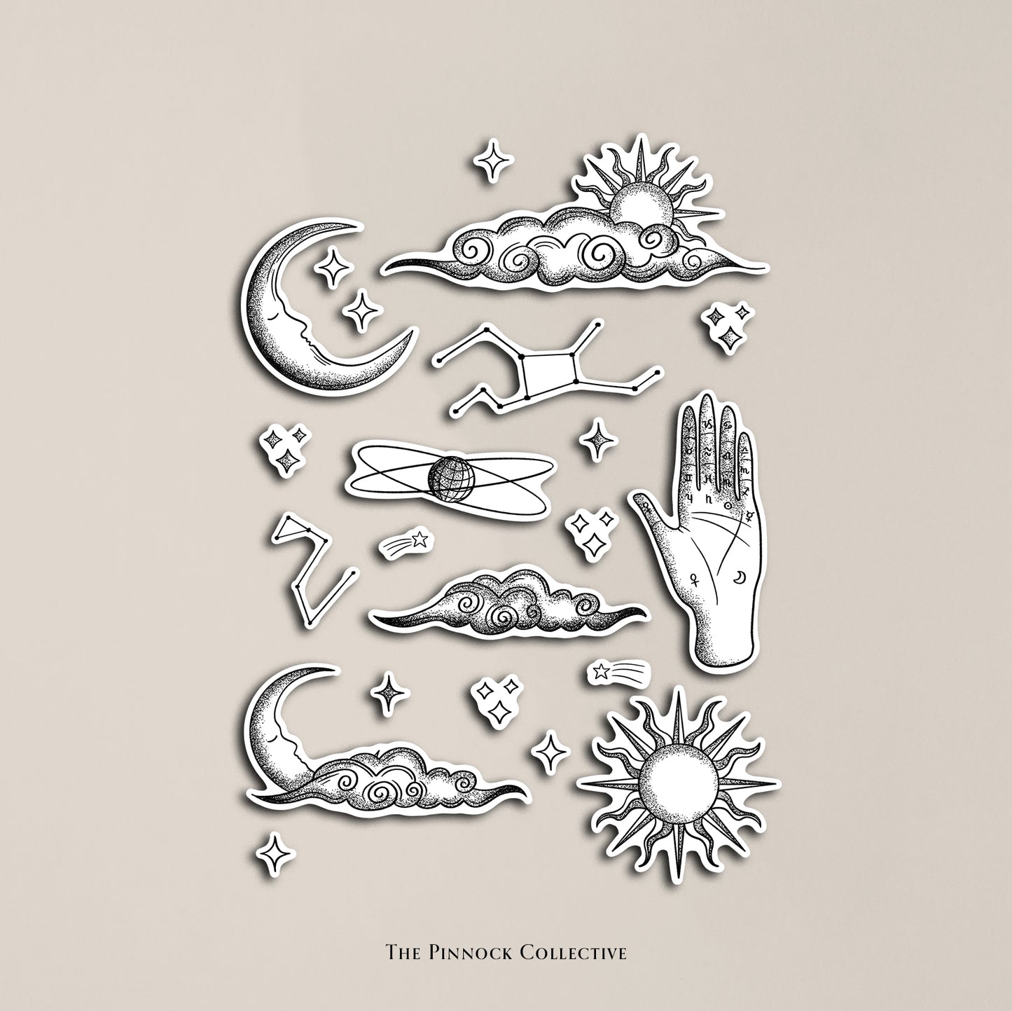 Celestial Sky Sticker Sheet