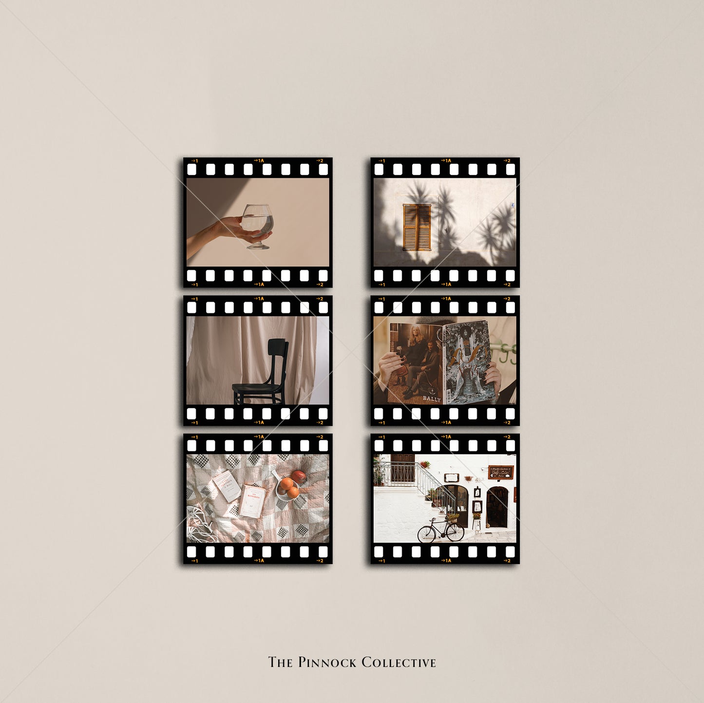 Cream Film Sticker Sheet