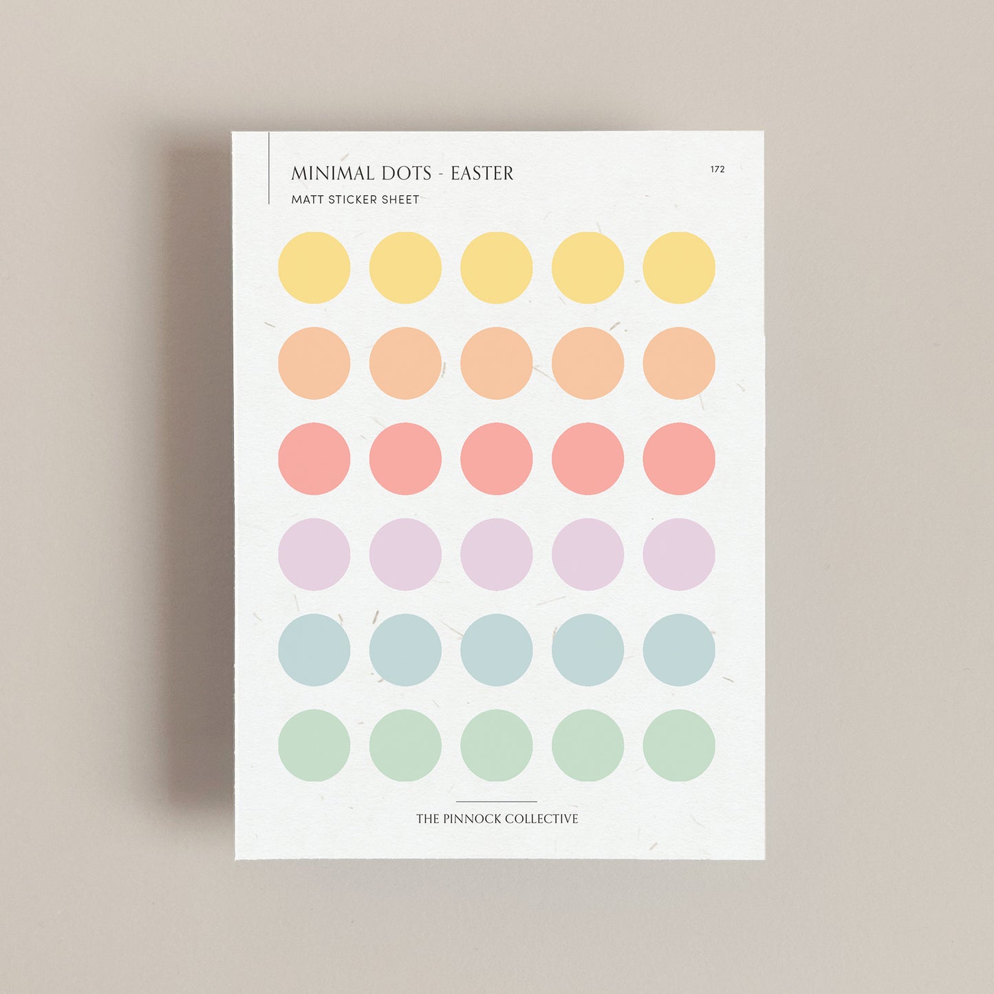 Easter Planner Dots Sticker Sheet