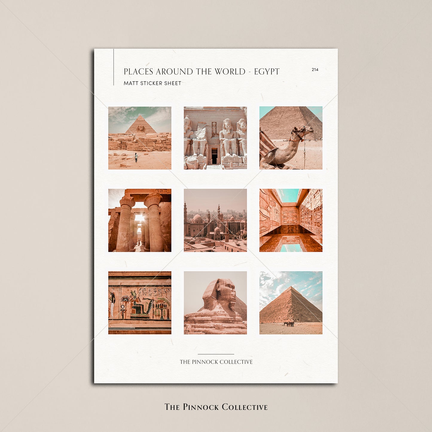 Egypt Sticker Sheet