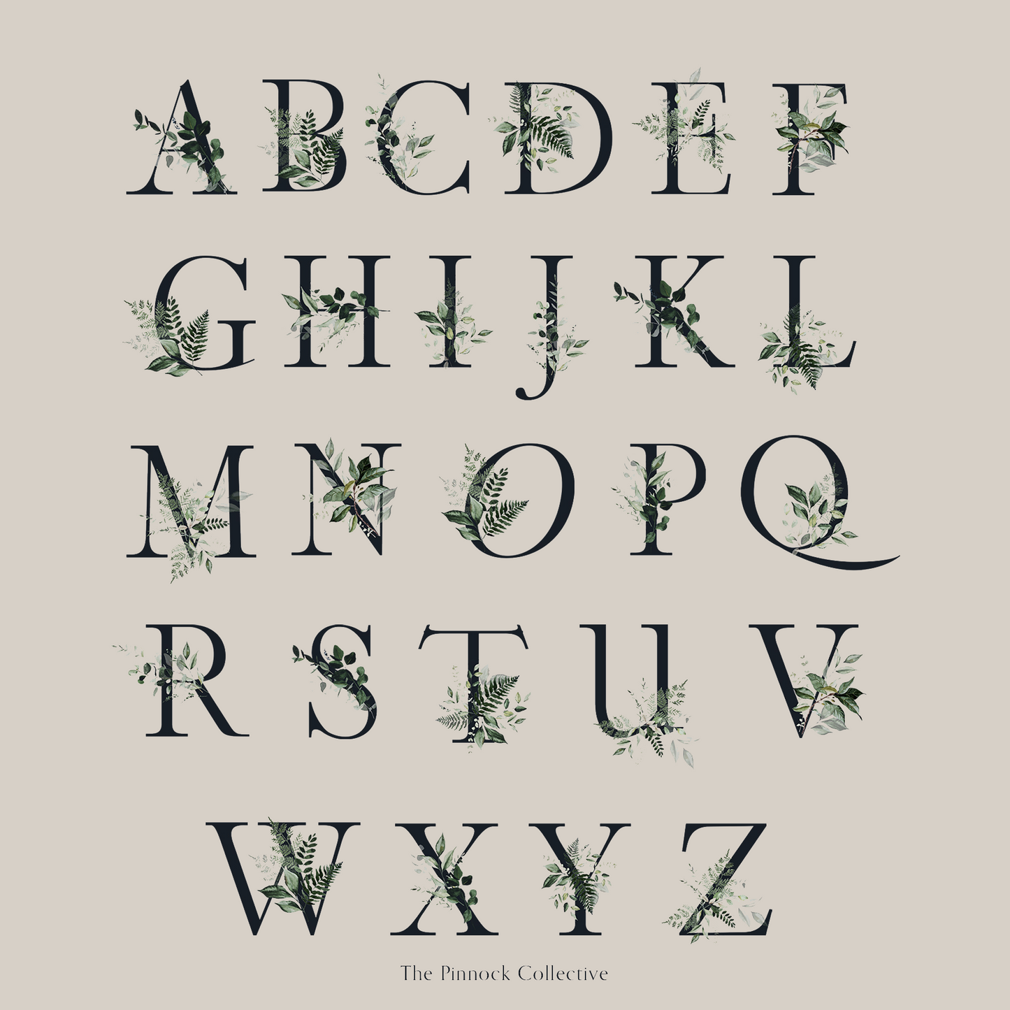 Personalised Initial Birthday Card