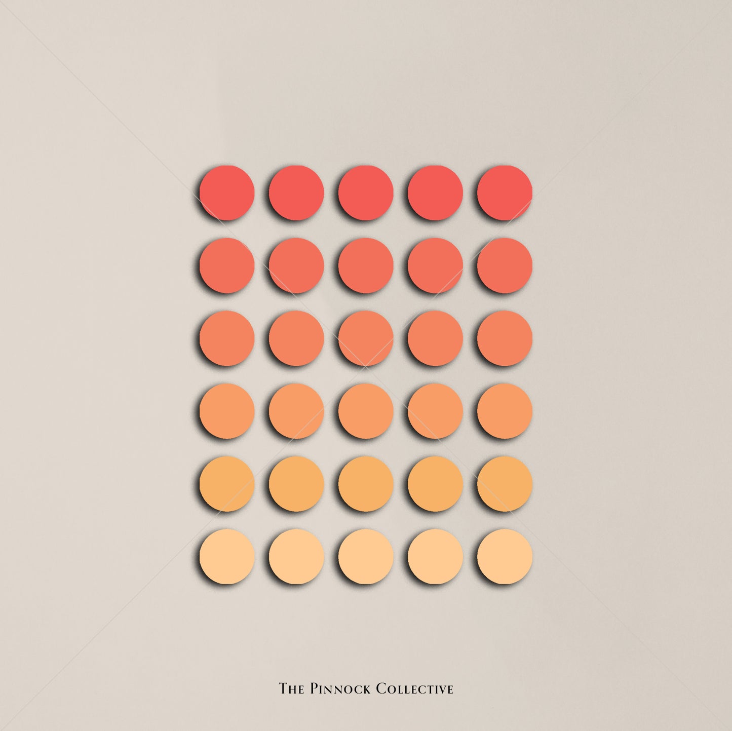 Peach Planner Dots Sticker Sheet