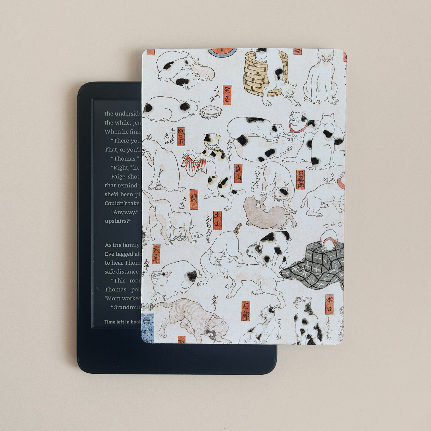 Japanese Cats Kindle Case Insert