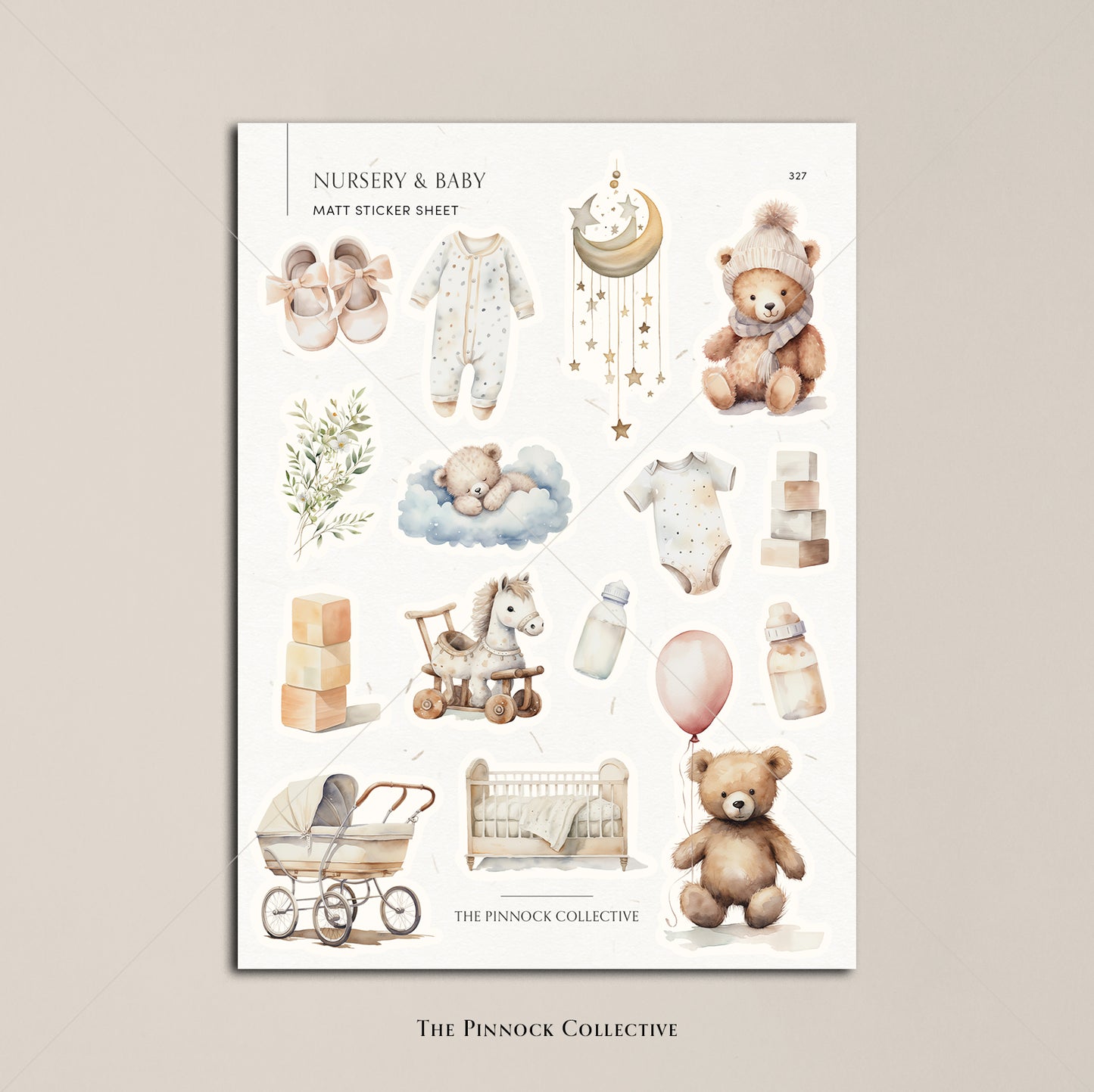 Nursery + Baby Sticker Sheet