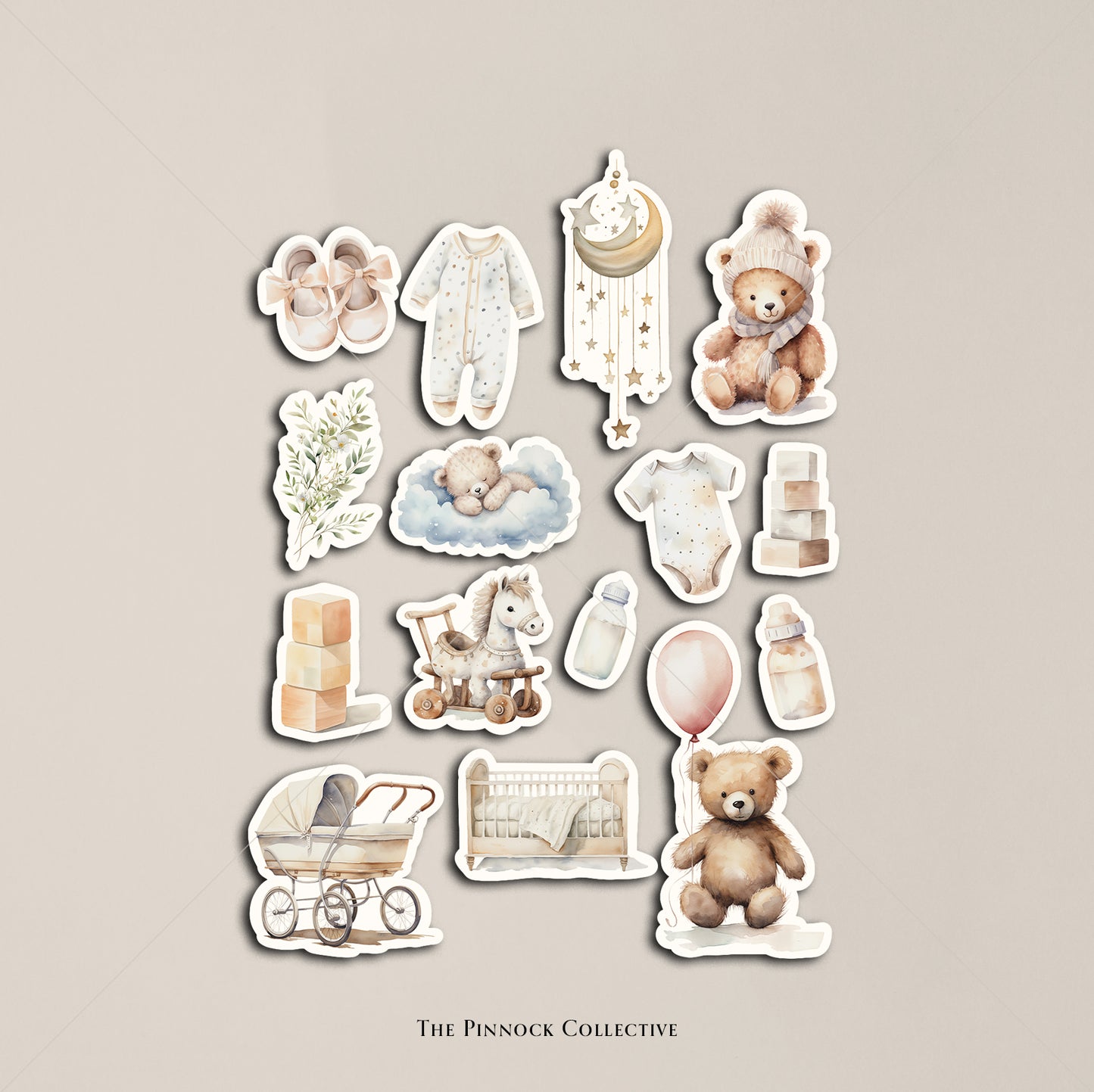Nursery + Baby Sticker Sheet