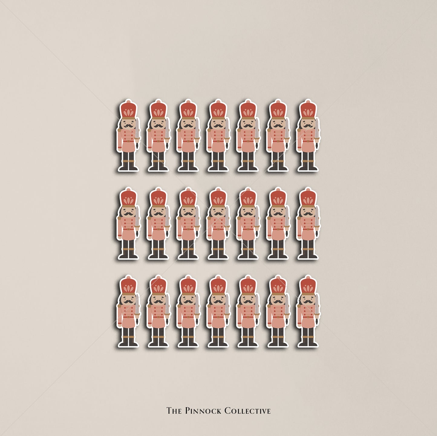 Christmas Nutcracker Sticker Sheet