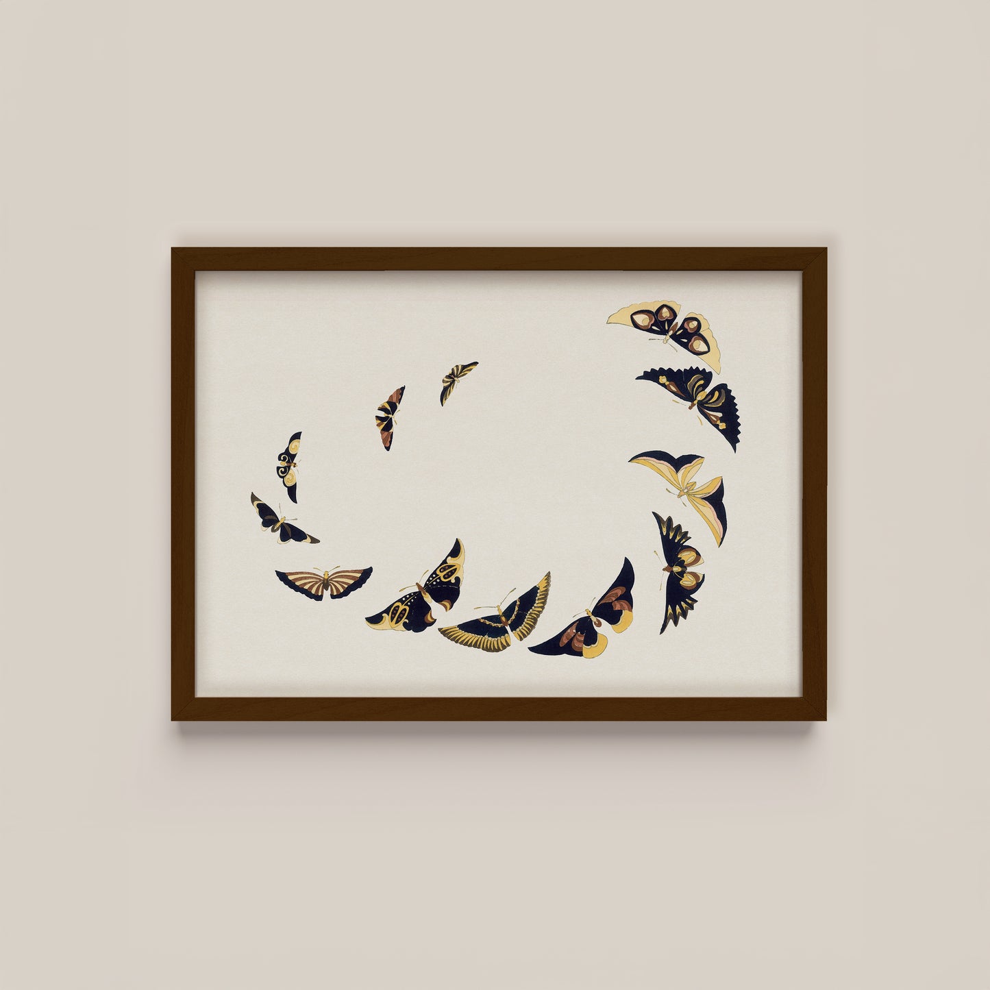 Butterfly Whirlwind Art Print
