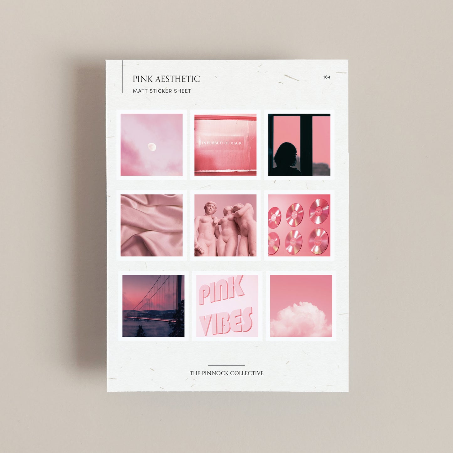 Pink Aesthetic Sticker sheet