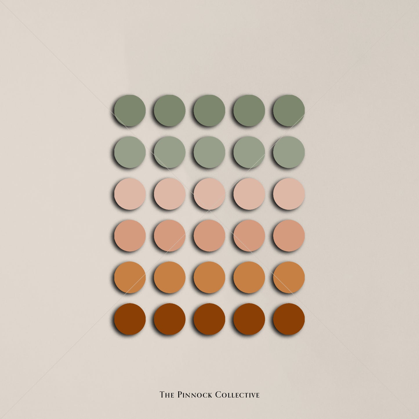 Terracotta + Sage Planner Dots Sticker Sheet