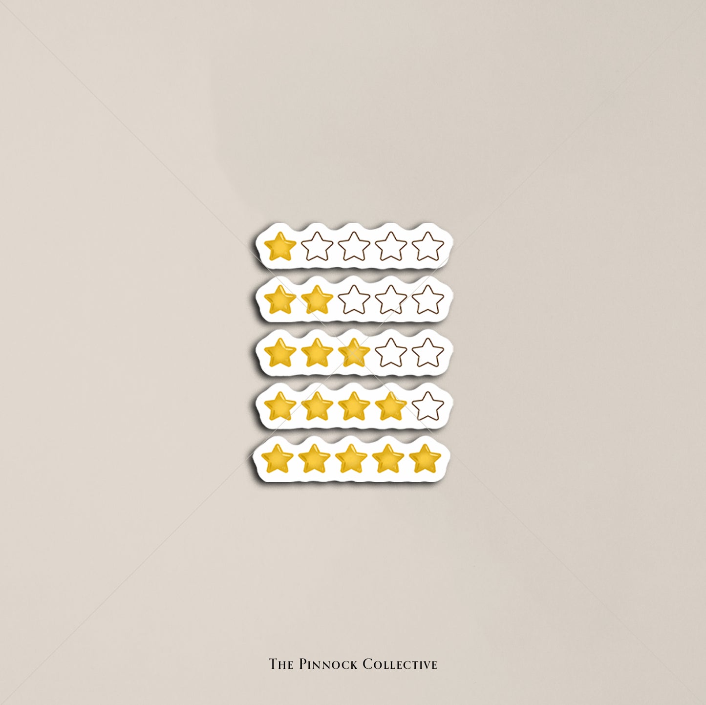 Star Rating Sticker Sheet