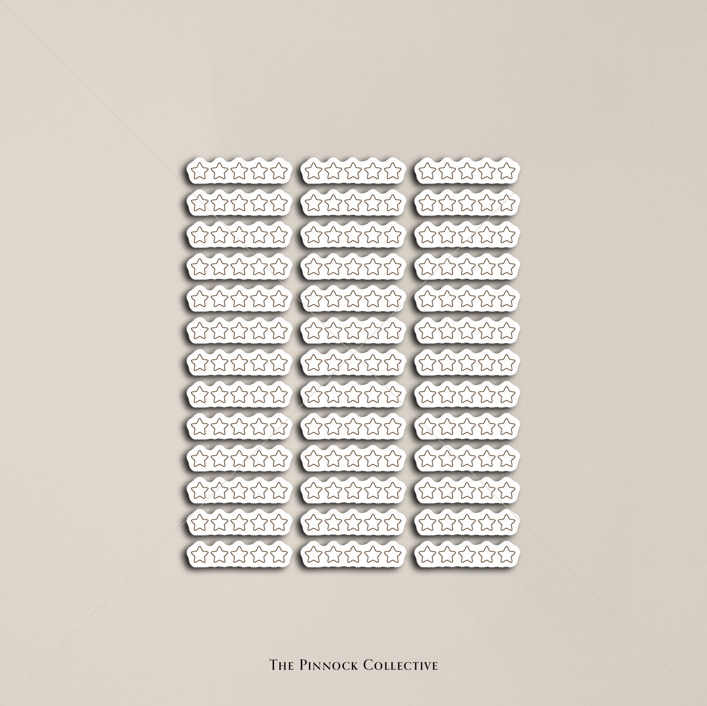 Star Rating Sticker Sheet