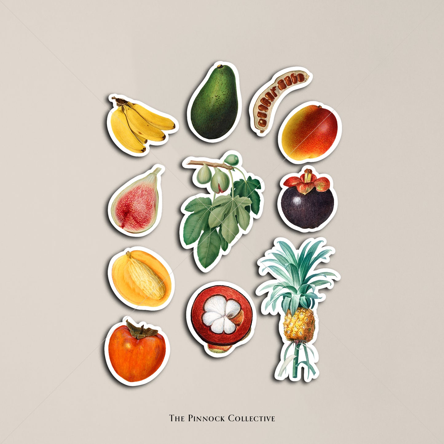 Vintage Fruit Sticker Sheet