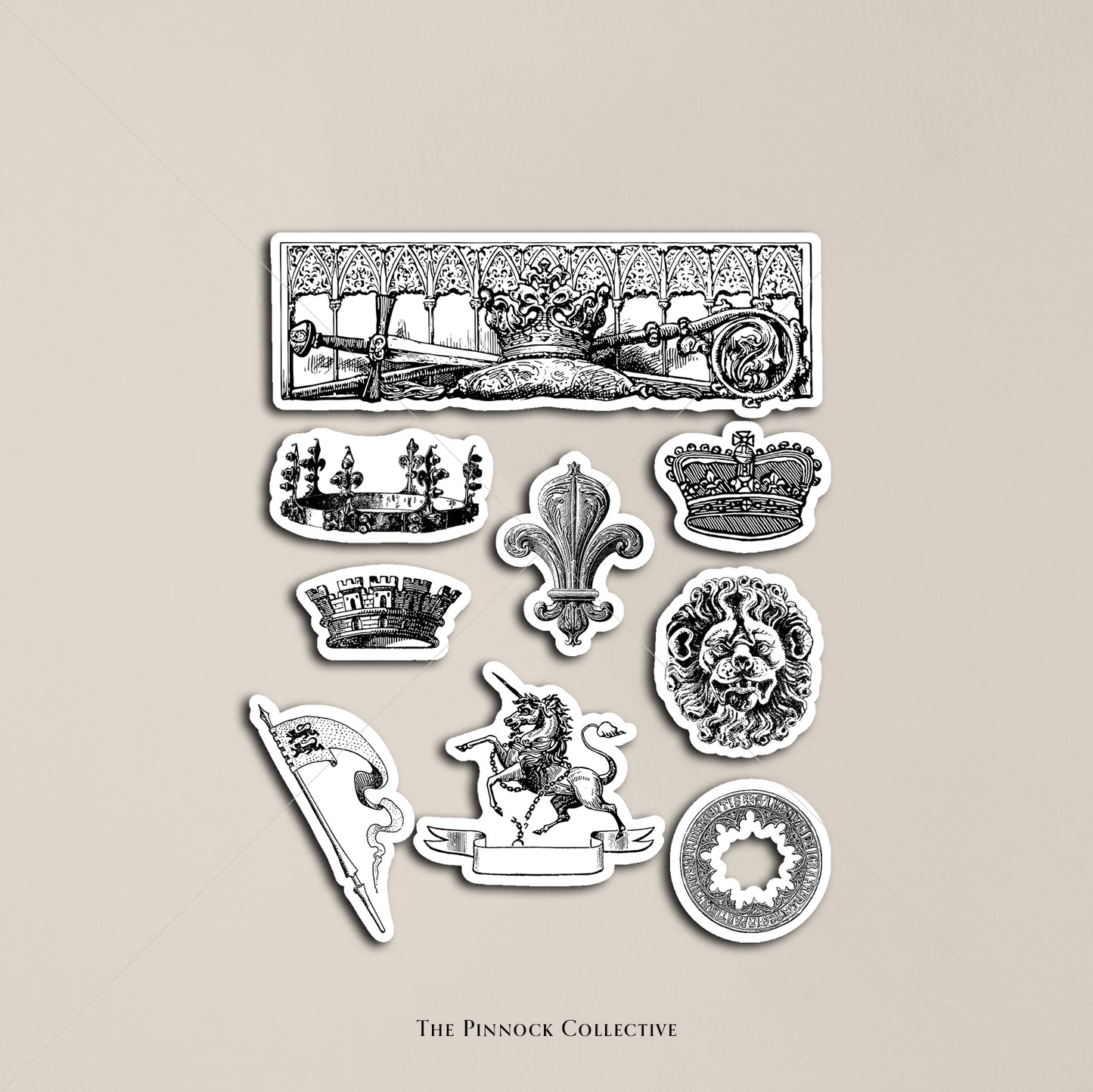 Vintage Royal Sticker Sheet