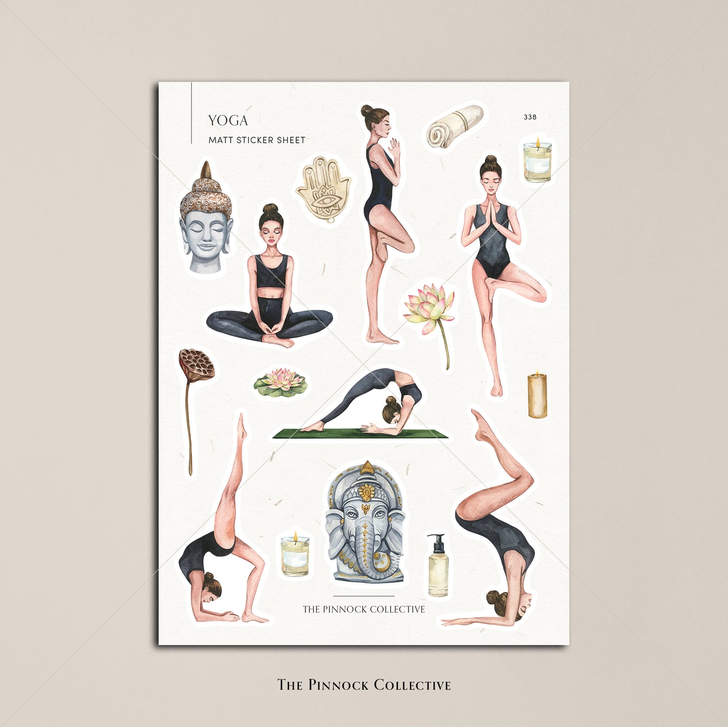 Yoga Sticker Sheet