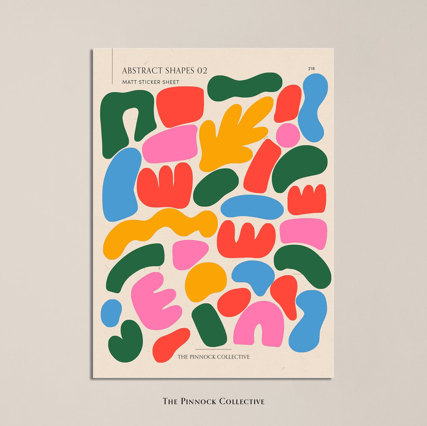 Abstract Shapes Sticker Sheet