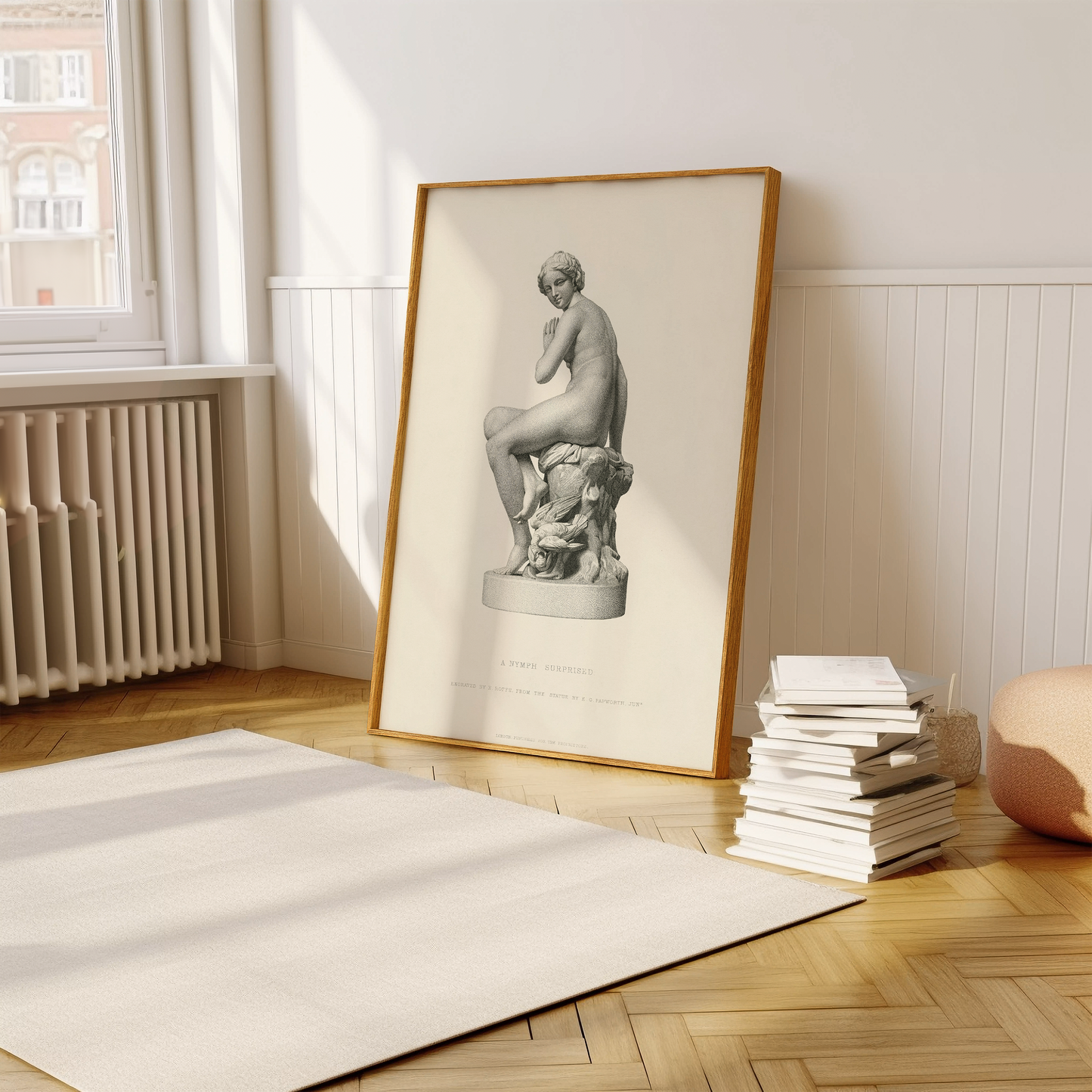 A Nymph Surprised Art Print