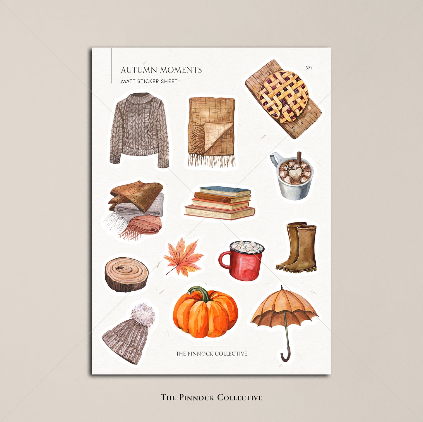 Autumn Moments Sticker Sheet