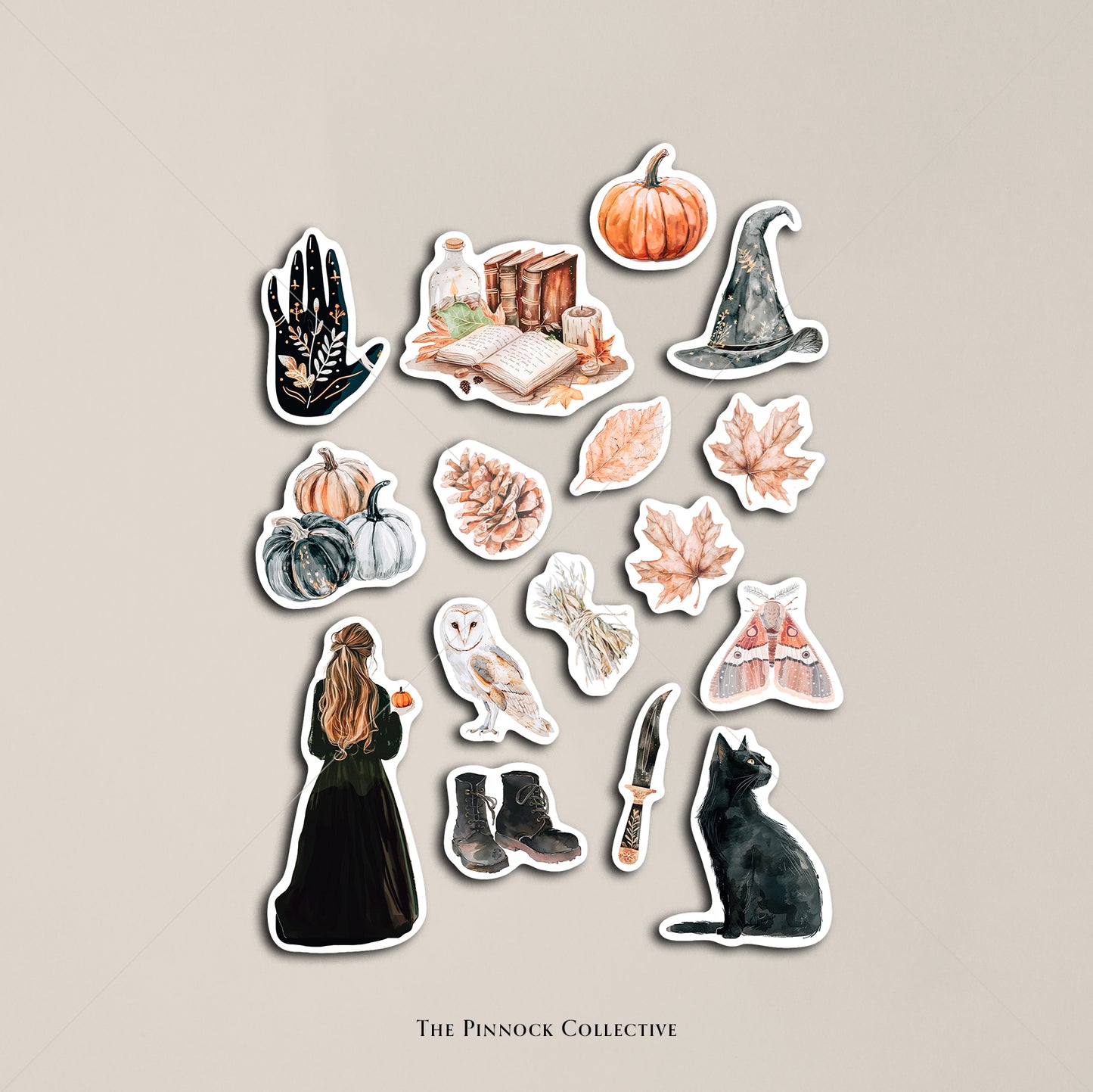 Autumn Witch Sticker Sheet