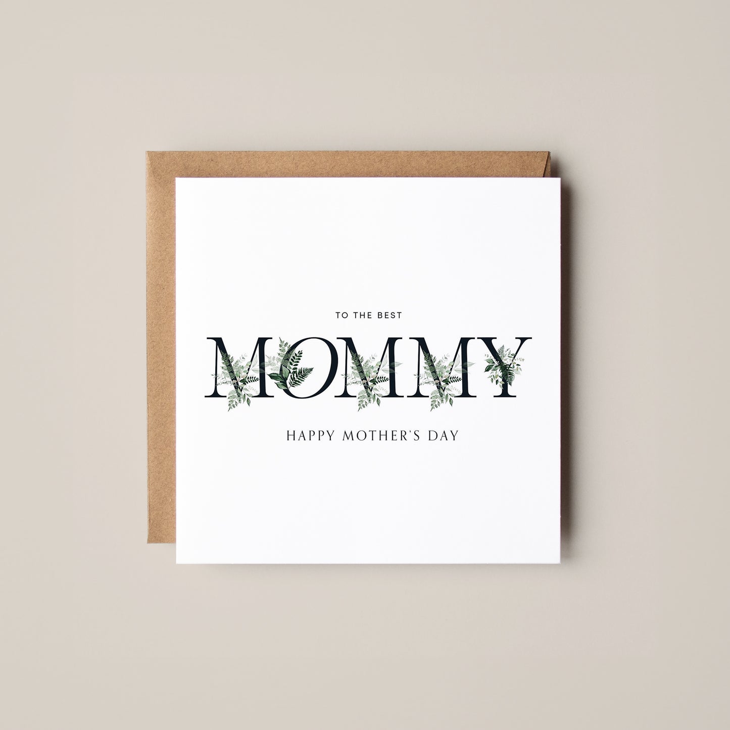 Best Mommy - Mother's Day Card
