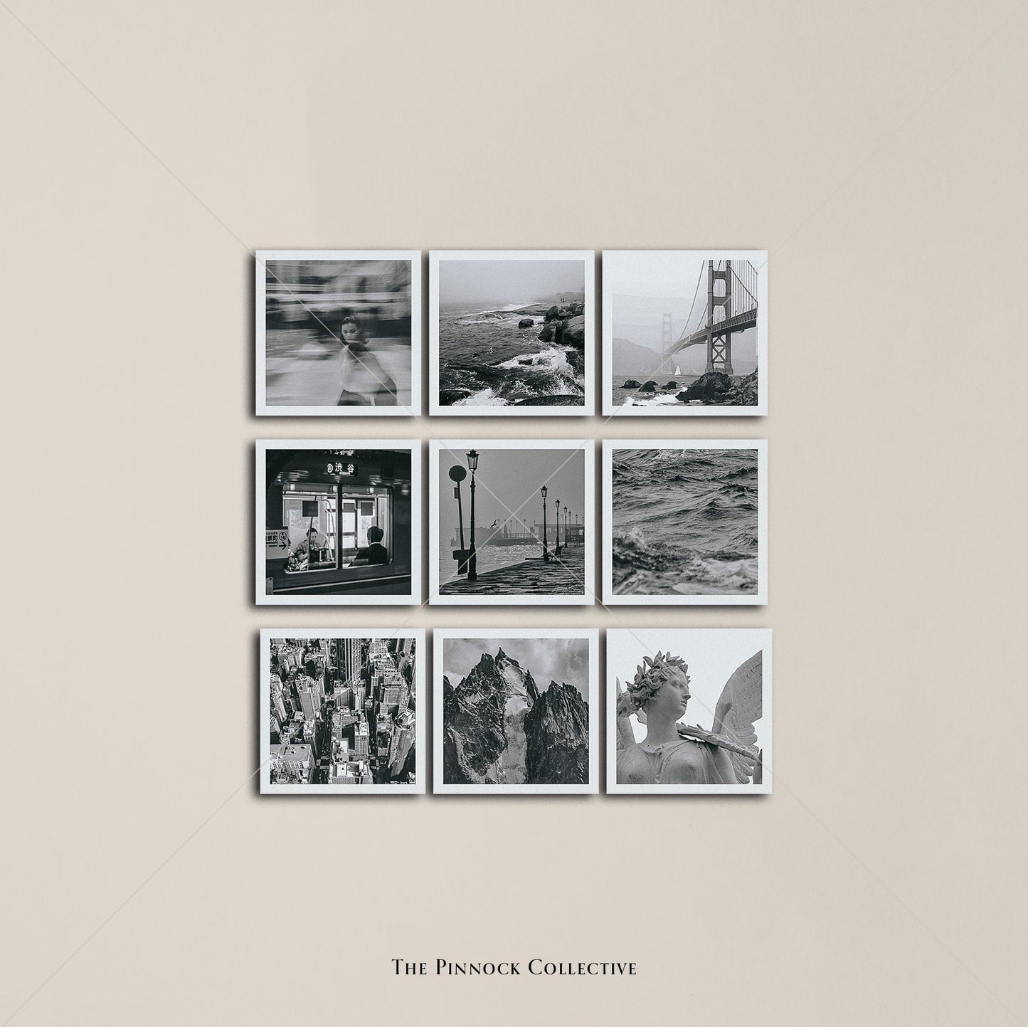 Black and White Aesthetic Sticker Sheet