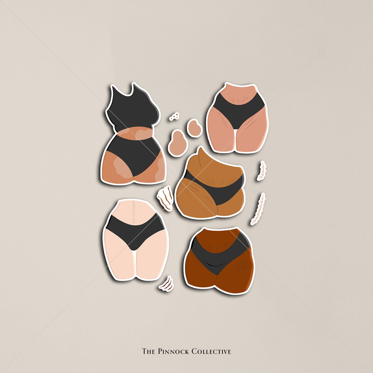 (Im)Perfect Bodies Sticker Sheet