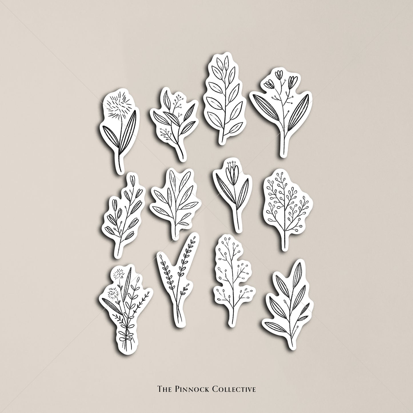 Botanical Doodles Sticker Sheet