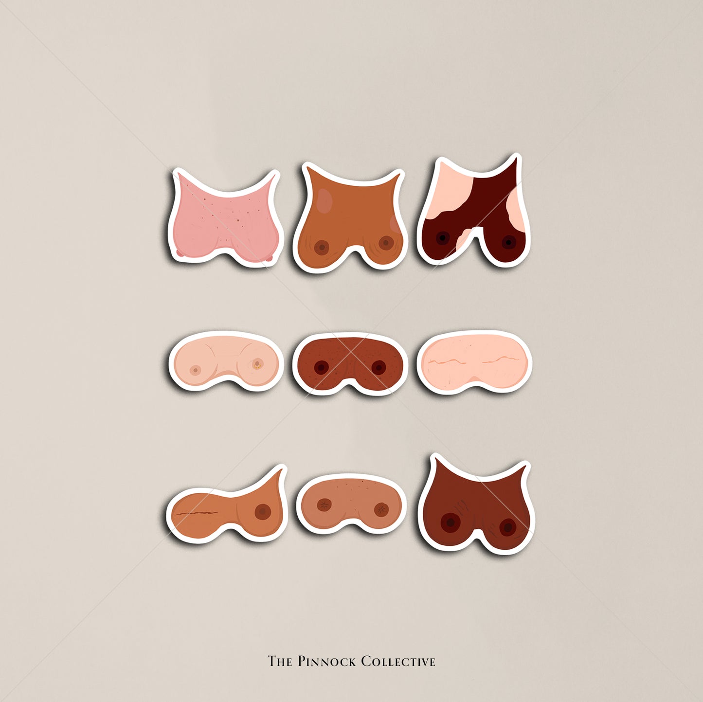(Im)Perfect Breasts Sticker Sheet
