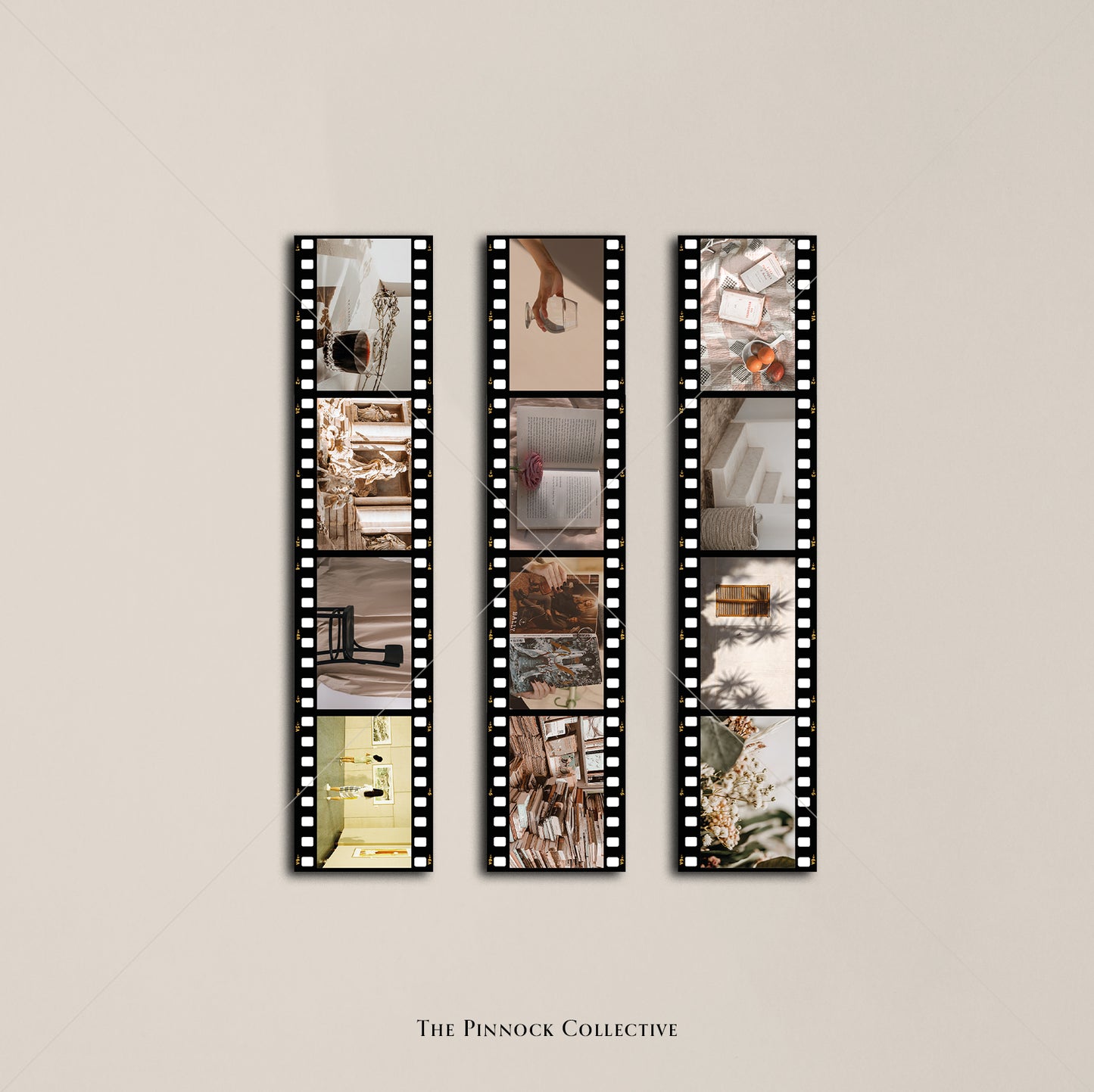 Cream Film Sticker Sheet