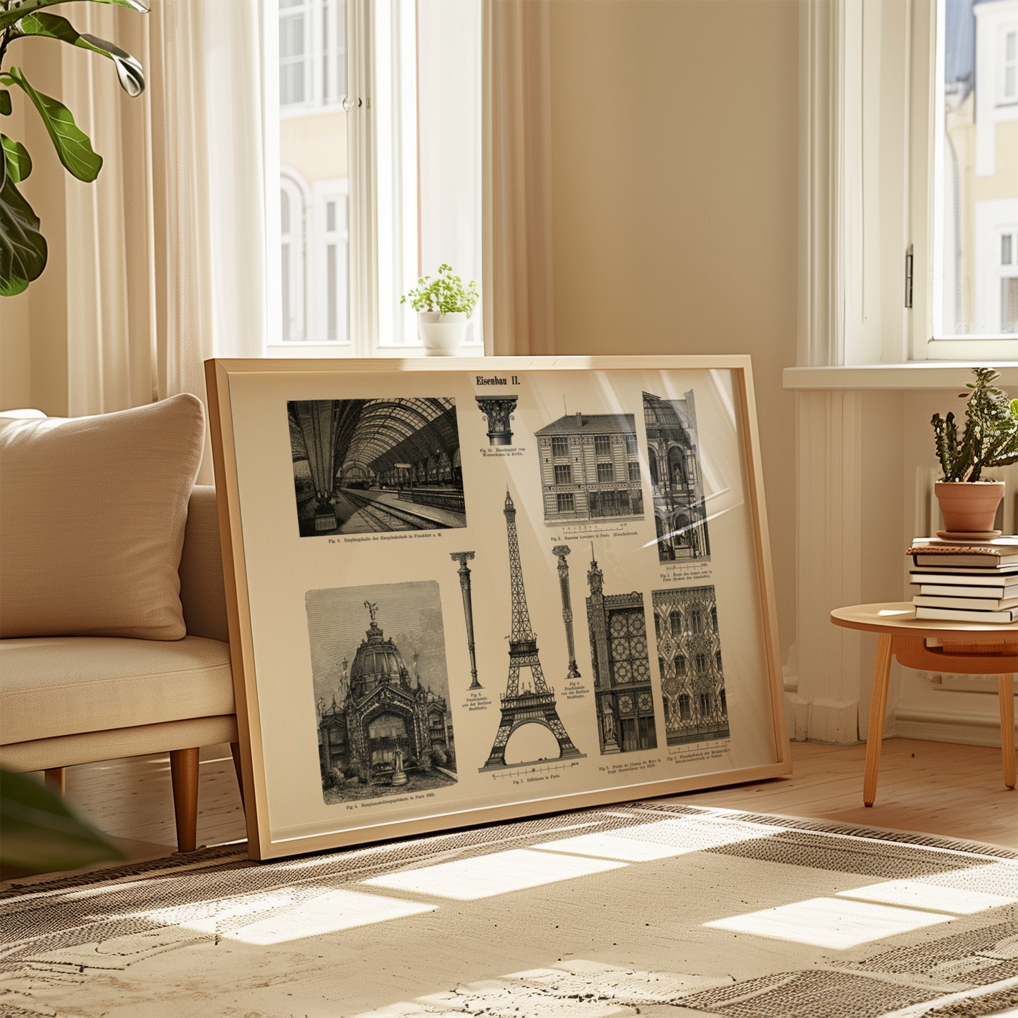 Vintage French Architecture Art Print