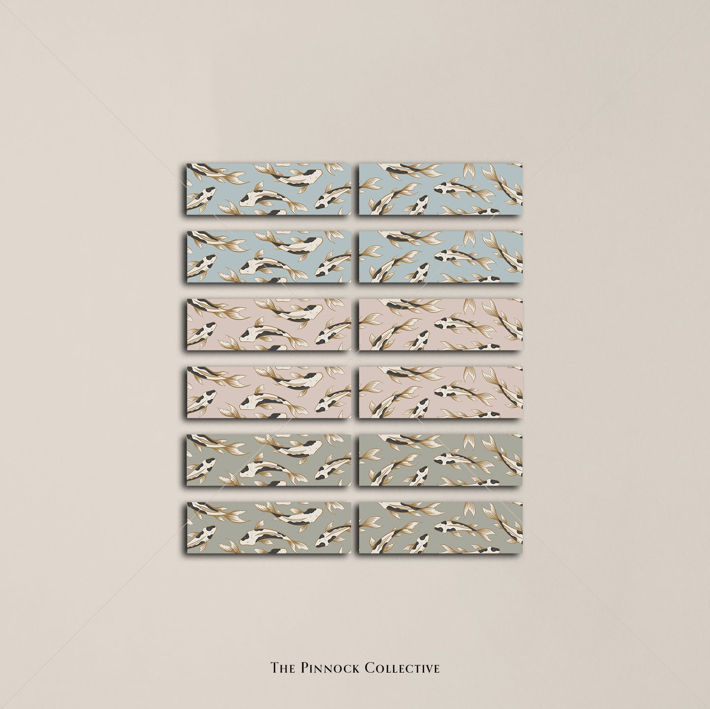 Koi Fish Tape Sticker Sheet