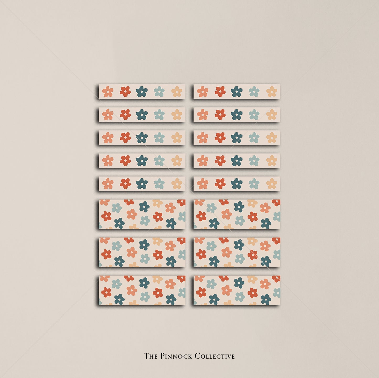 Floral Tape Sticker Sheet