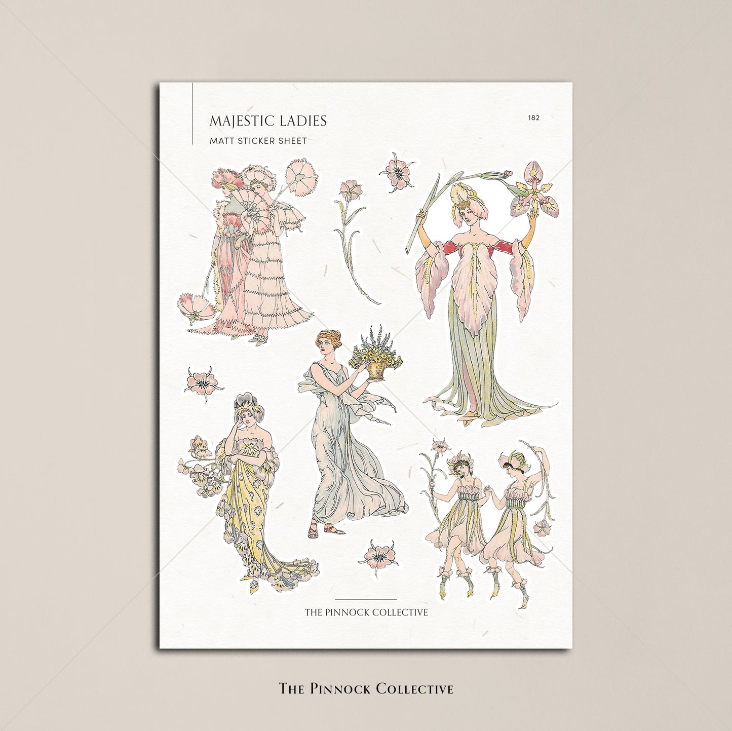 Majestic Ladies Sticker Sheet