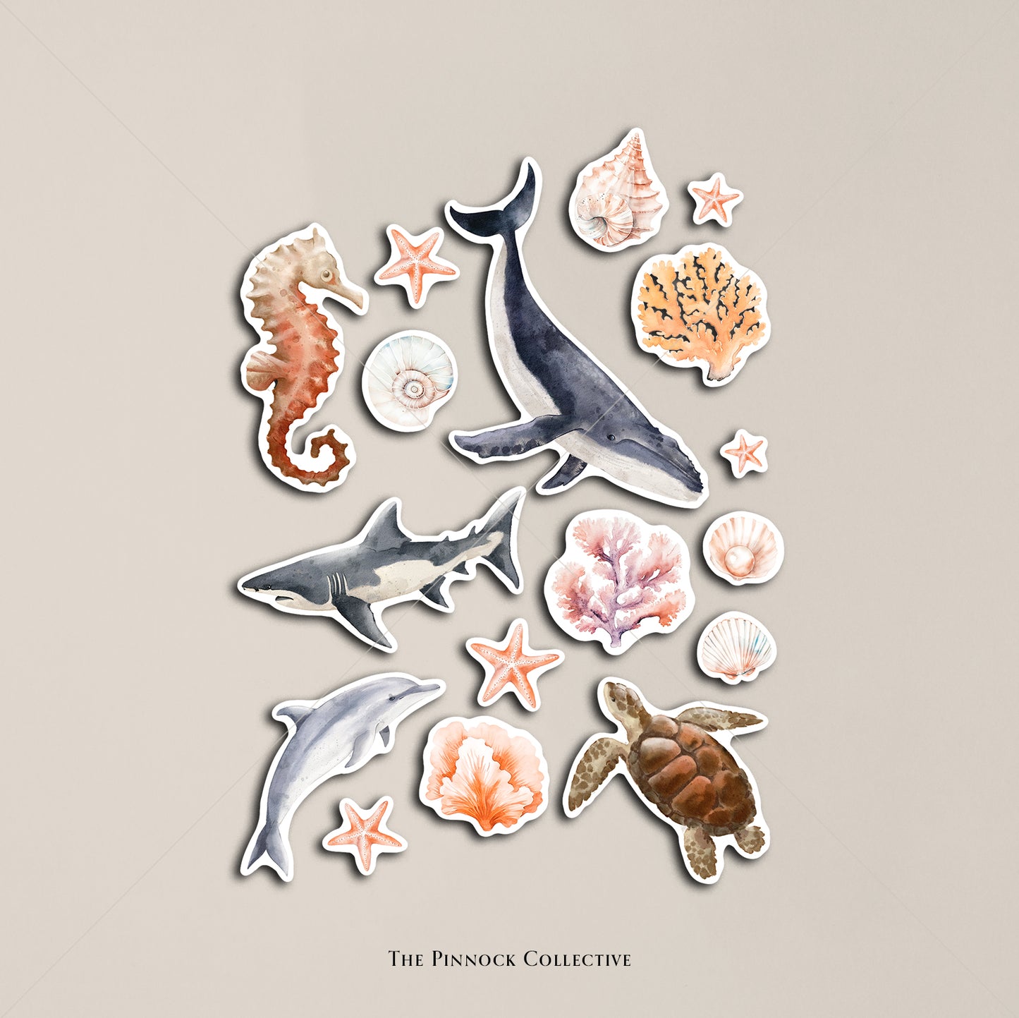 Marina Moments Underwater Sticker Sheet