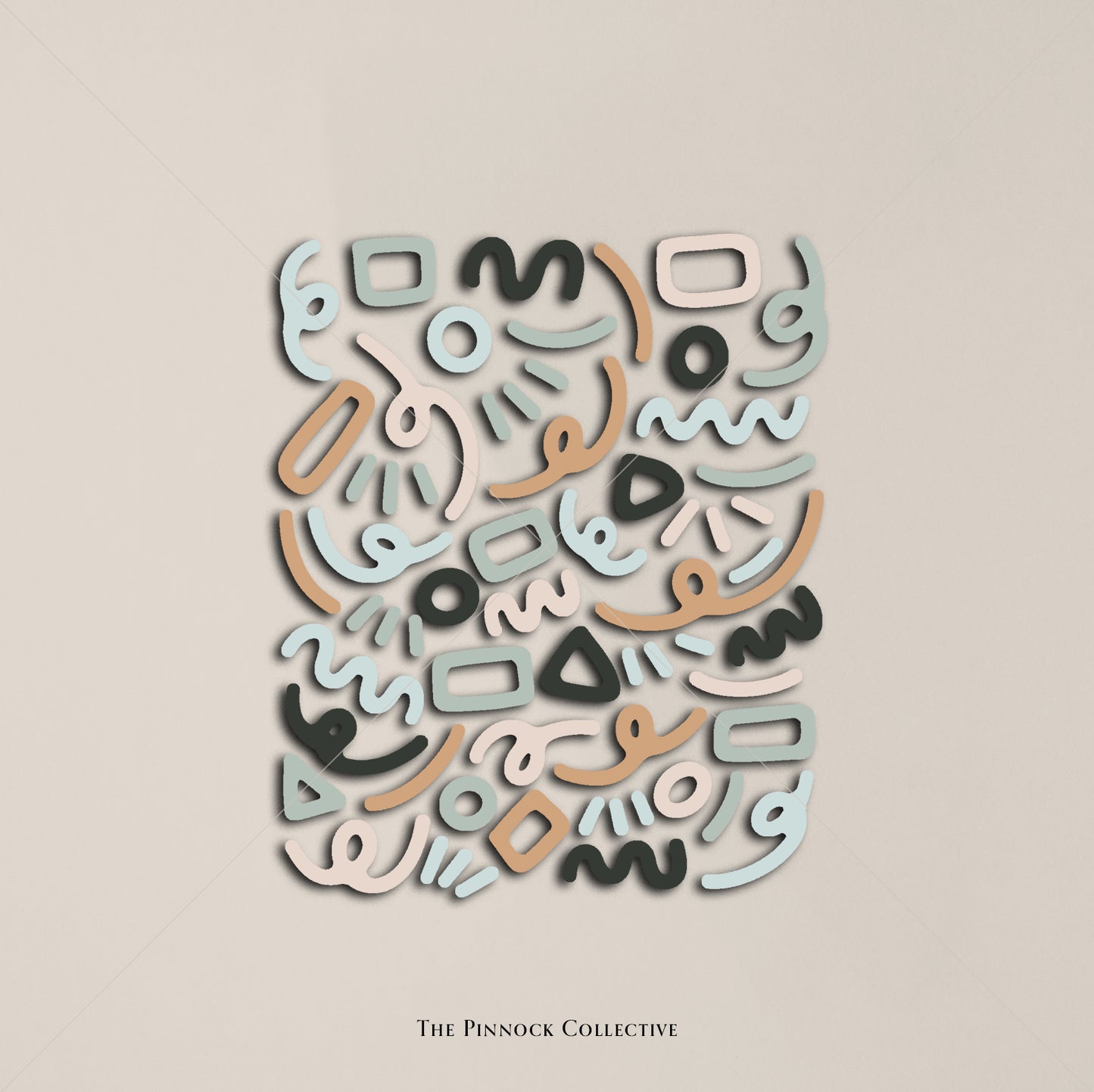 Ocean Confetti Polco Sticker Sheet