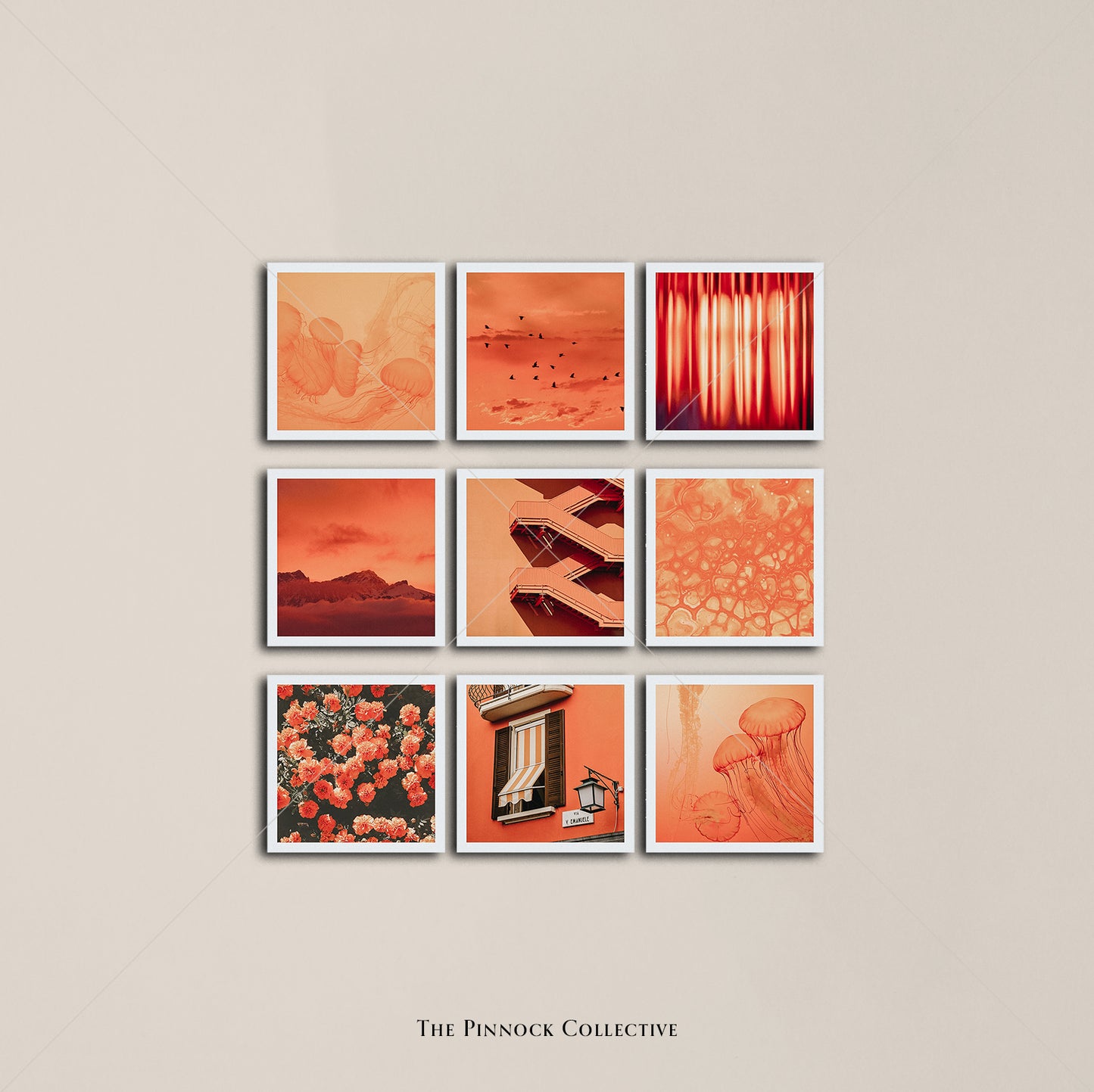 Orange Aesthetic Sticker sheet