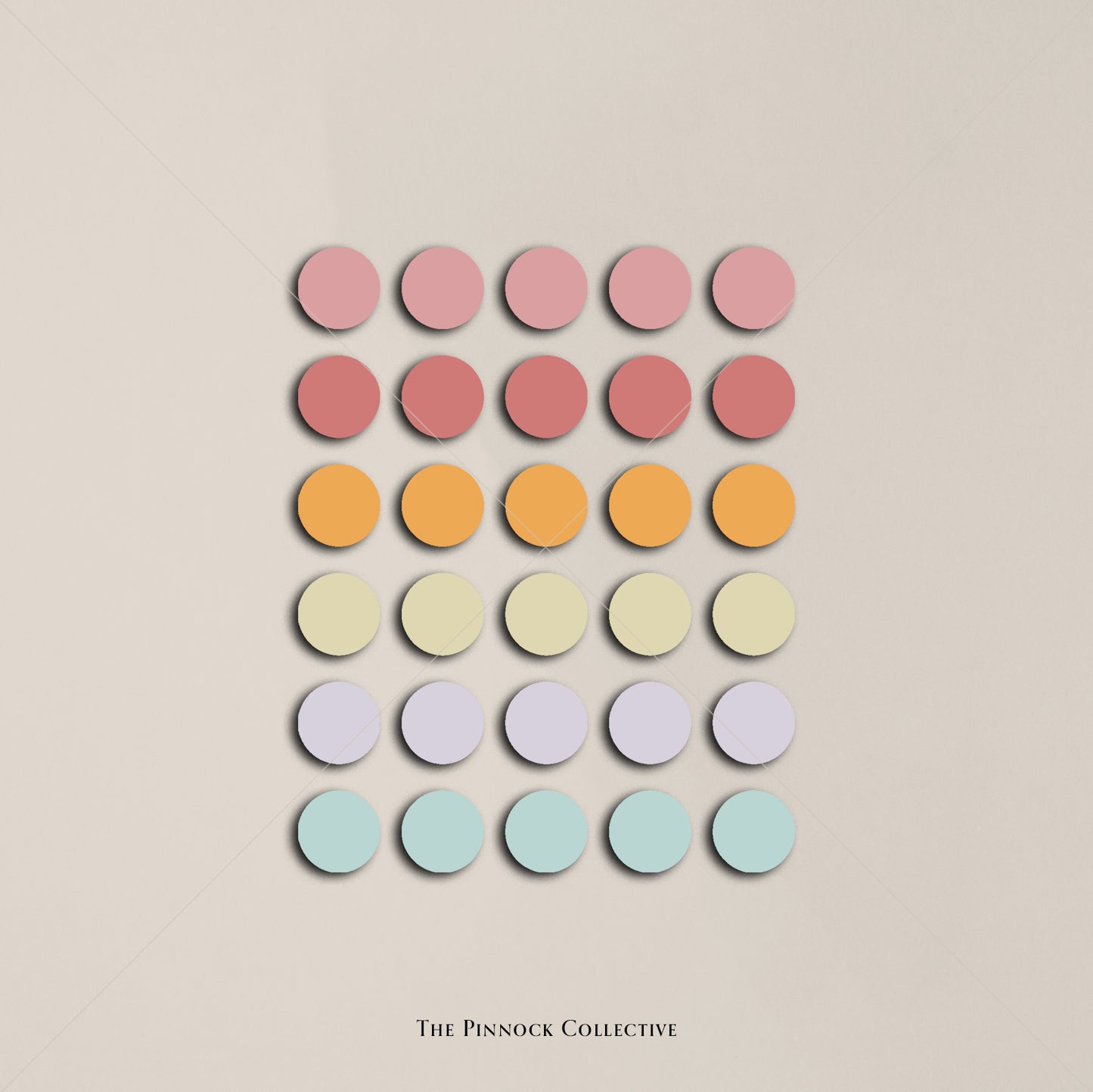 Pastel Vibes Planner Dots Sticker Sheet