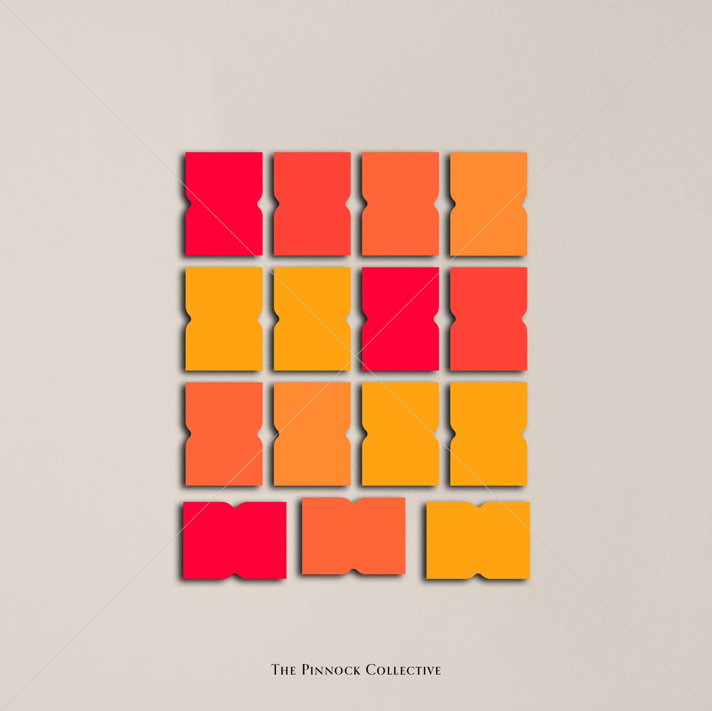 Peach Planner Tabs Sticker Sheet