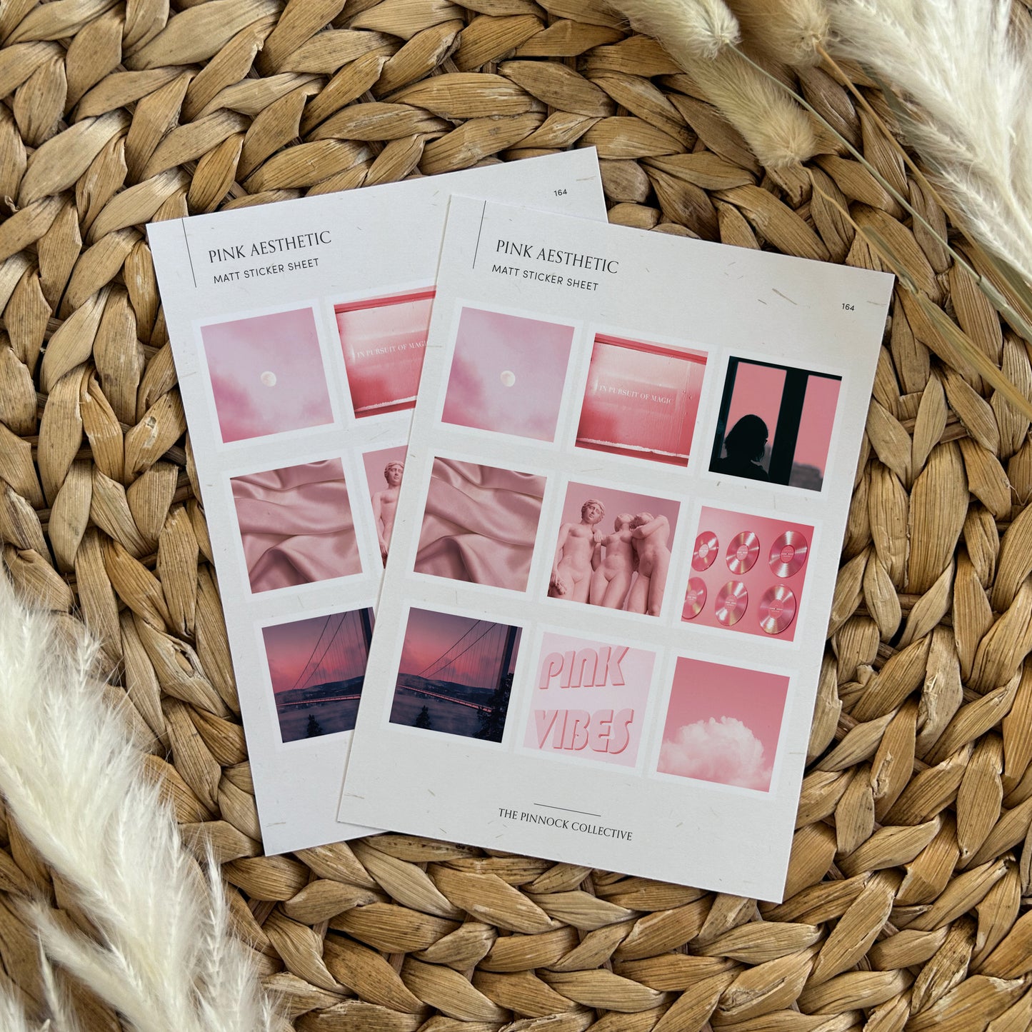 Pink Aesthetic Sticker sheet