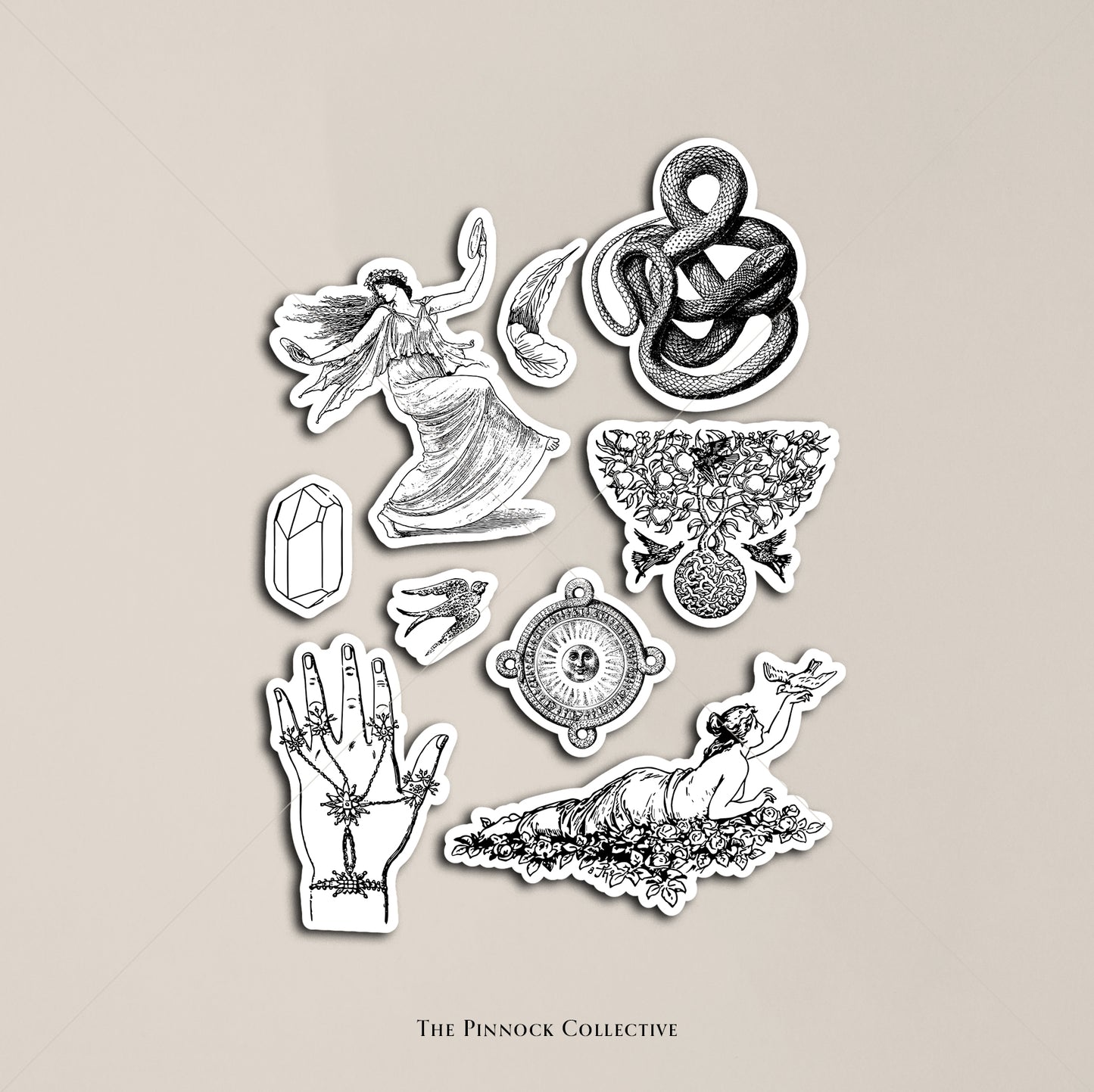 Vintage Spiritual Sticker Sheet