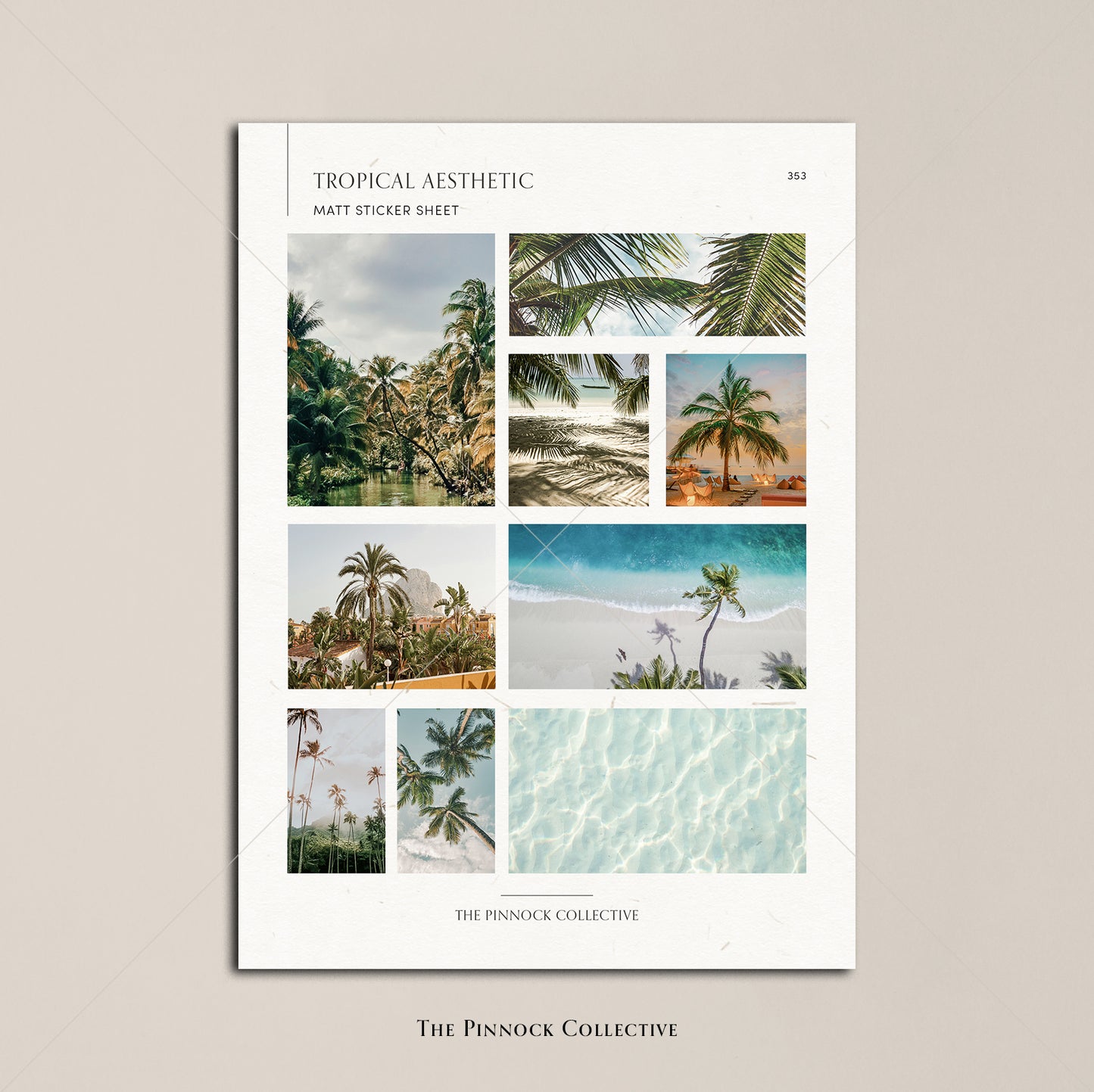 Tropical Sticker Sheet