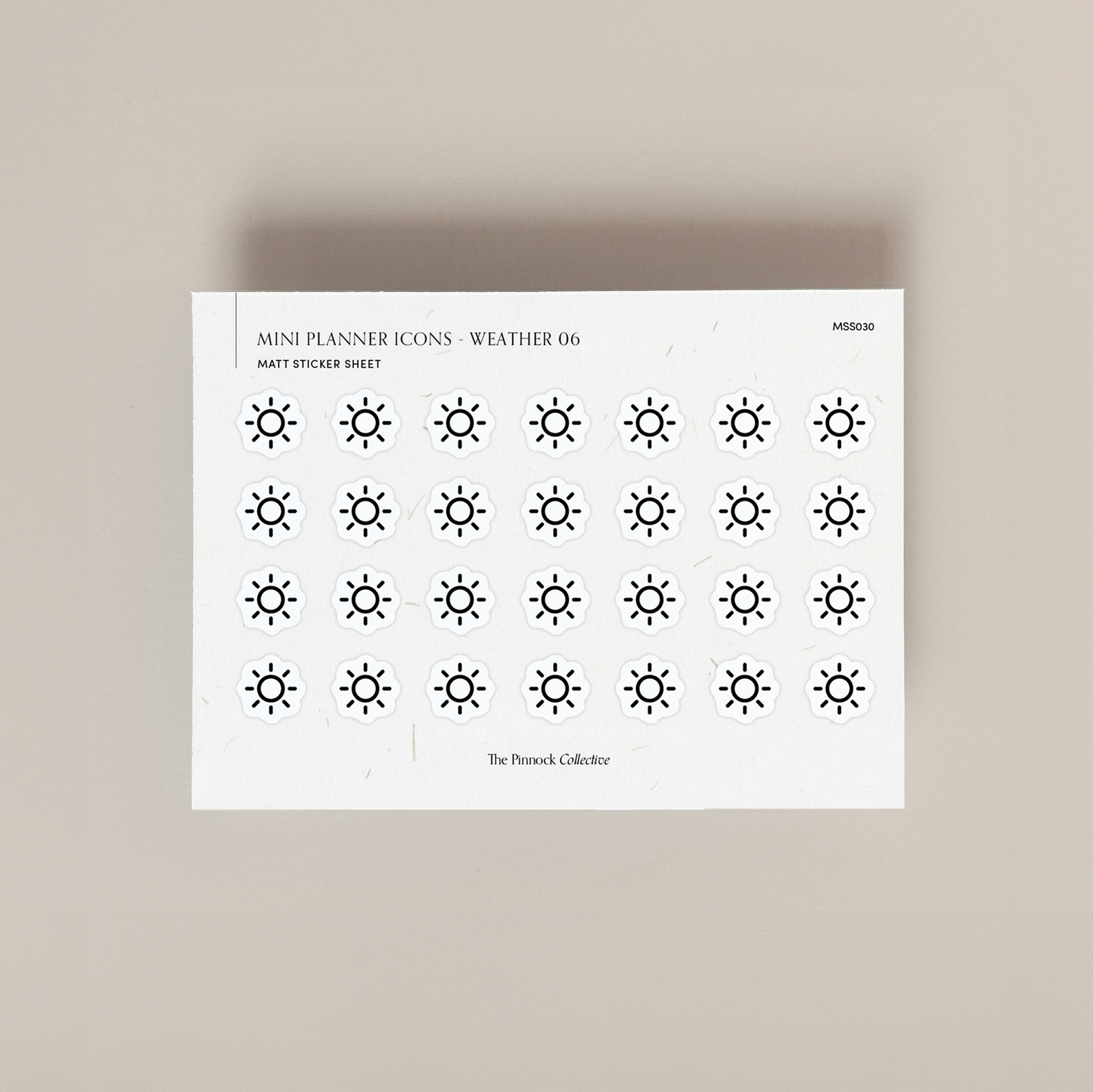 Planner Minis - Weather 06