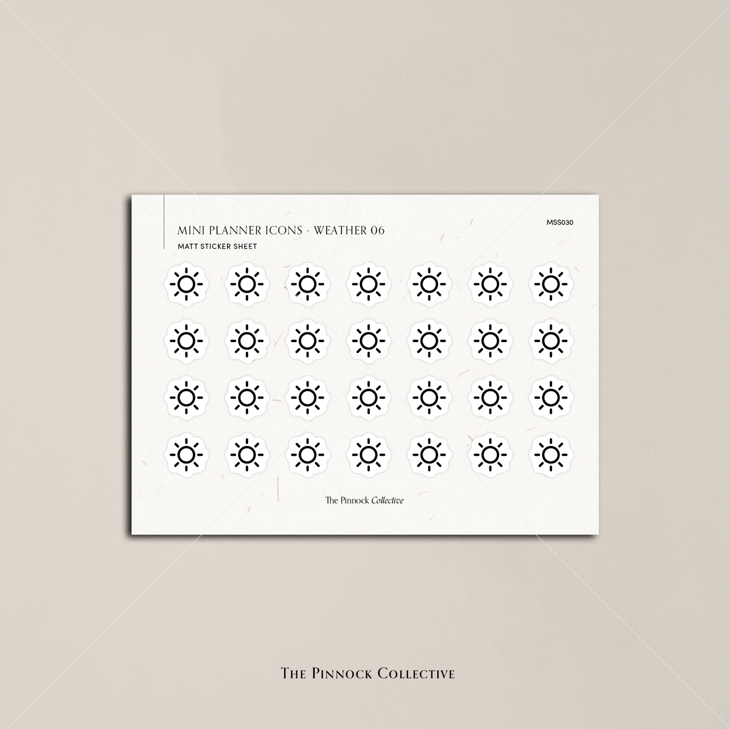 Planner Minis - Weather 06