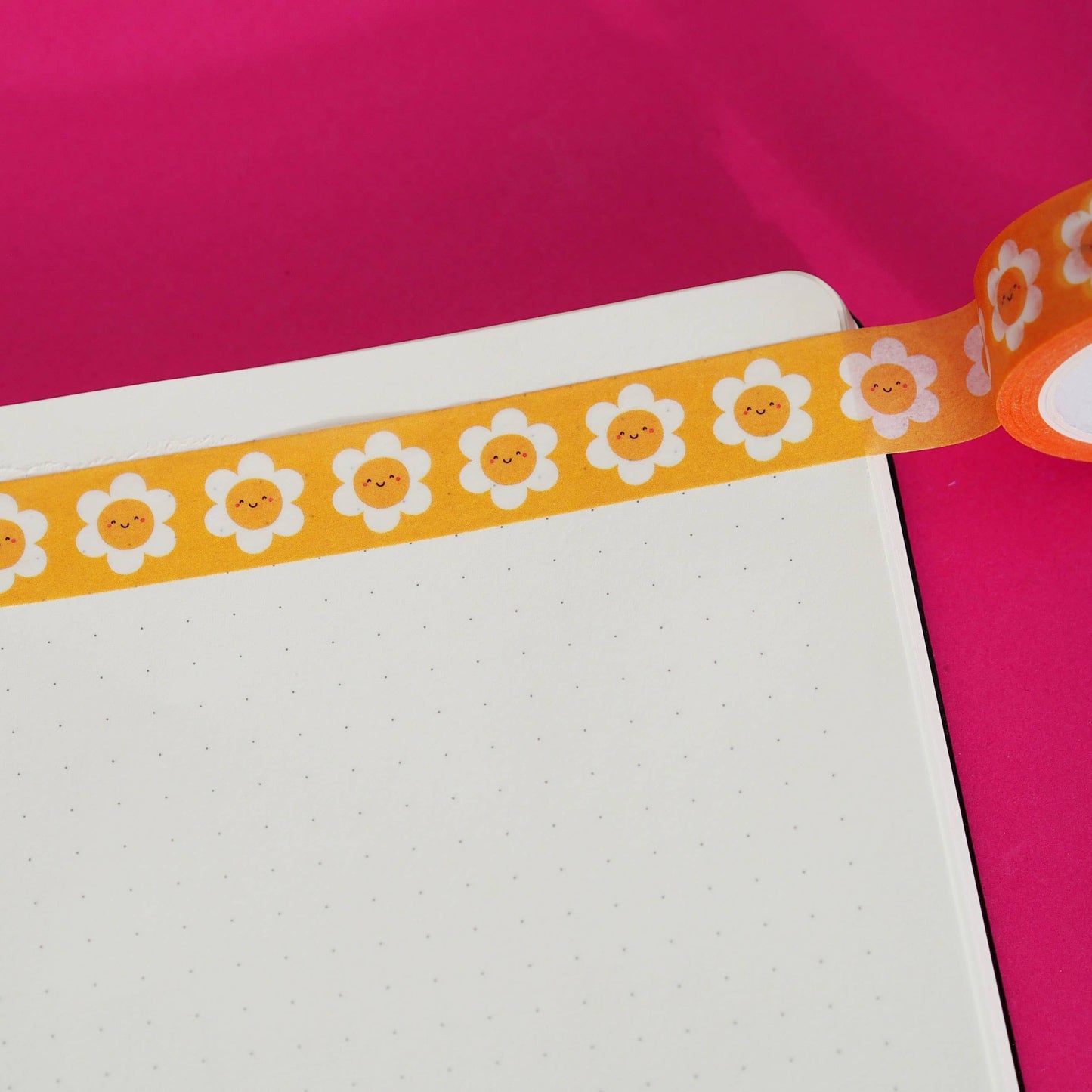 Yellow Daisies Floral Washi Tape