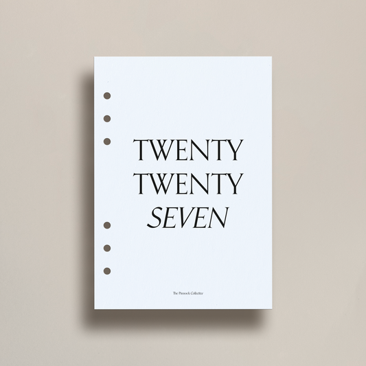 2027 Planner Dashboard