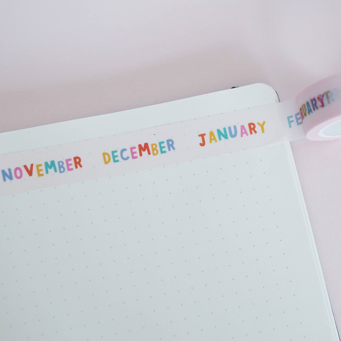 Months of the Year Washi Tape